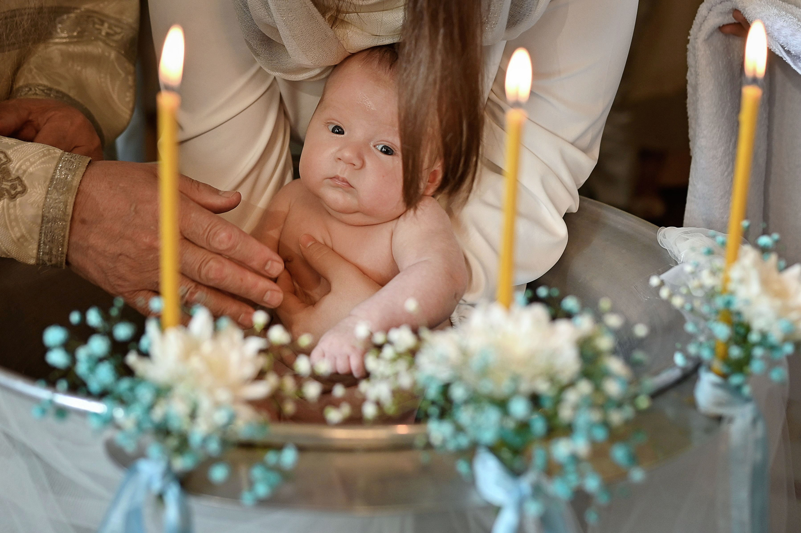 Крещение Савелия. Семейный фотограф в г. Воскресенск Наталия Молева