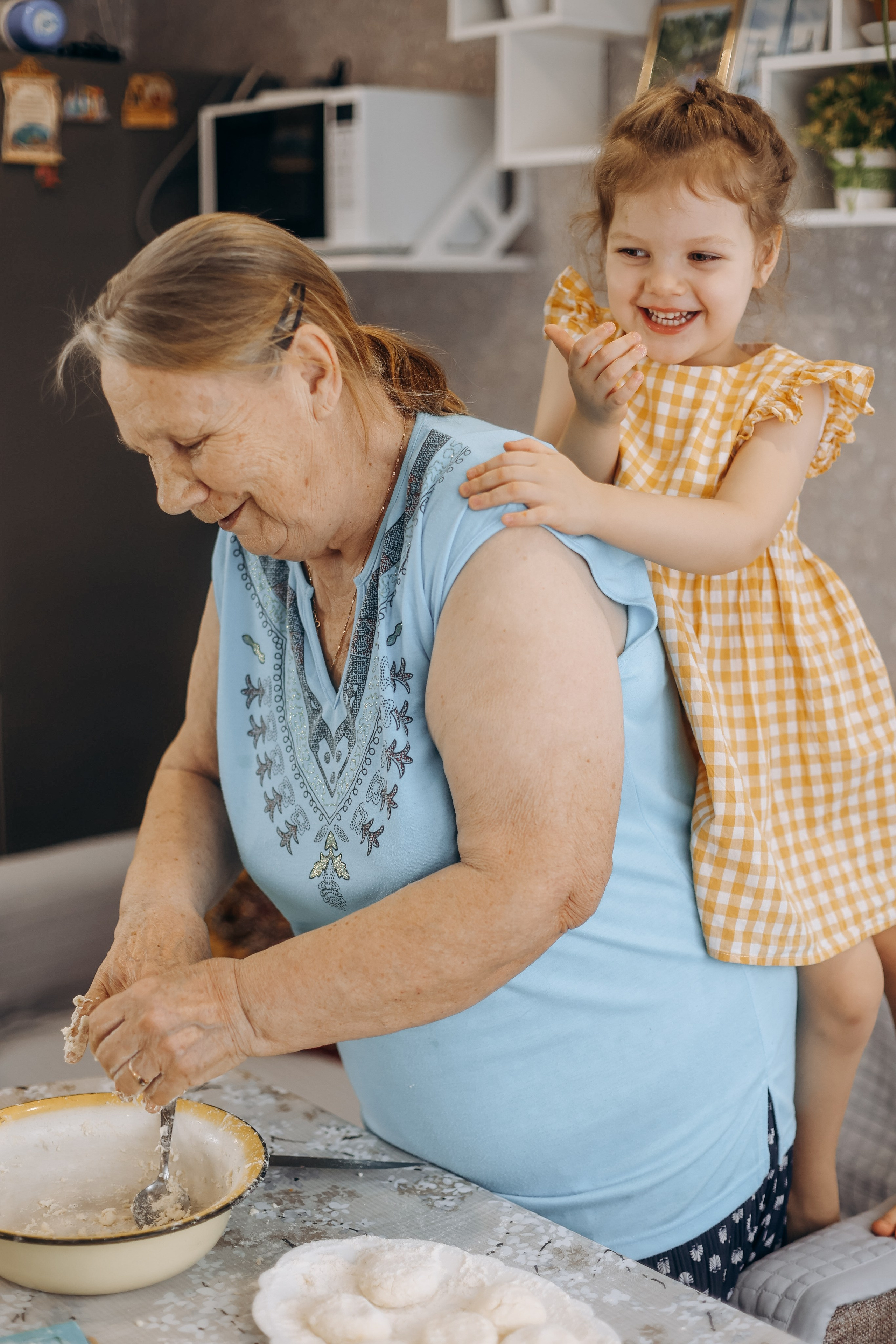 В гостях у Лидии Петровны. Утренние сырники. Детский и Семейный фотограф Елена Карпушина