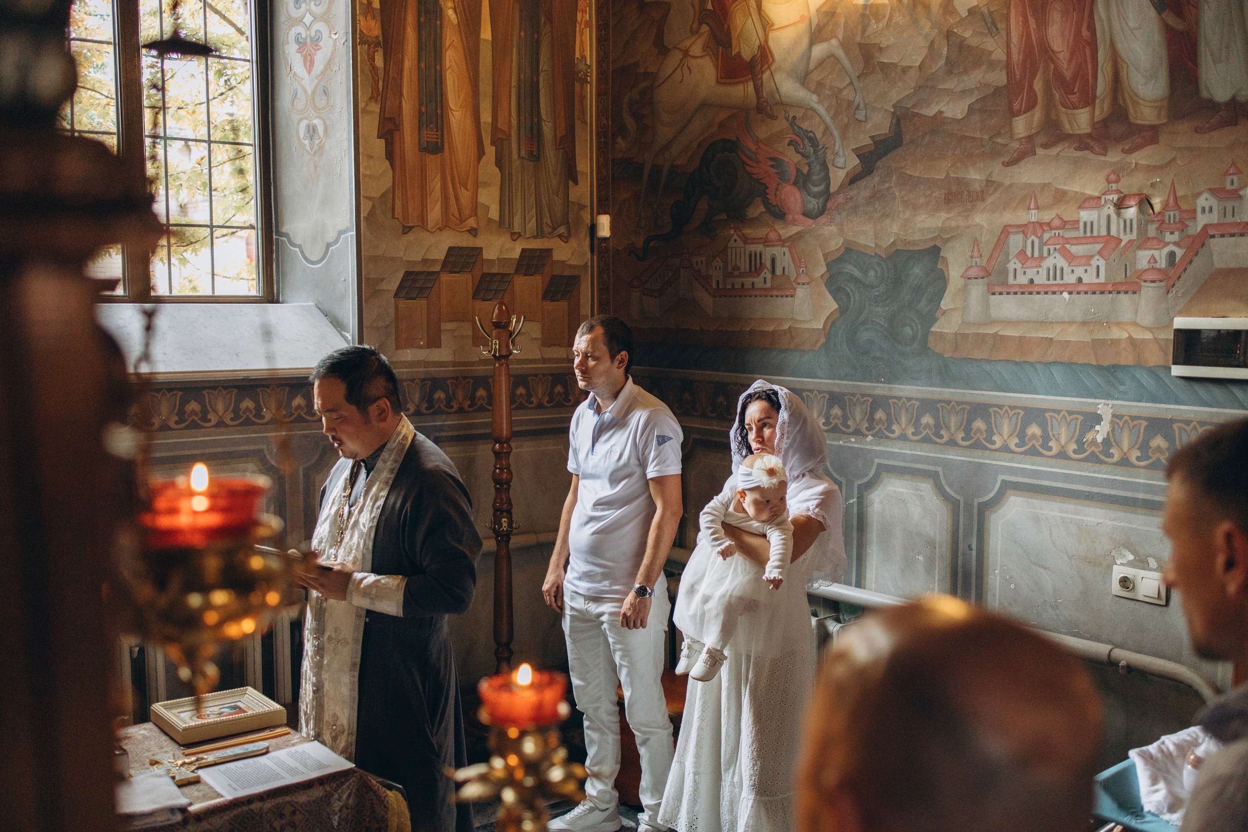 Таинство Крещения Софии. Свято-Ильинский храм Краснодар. Семейный фотограф Наталия Демченко, Краснодар