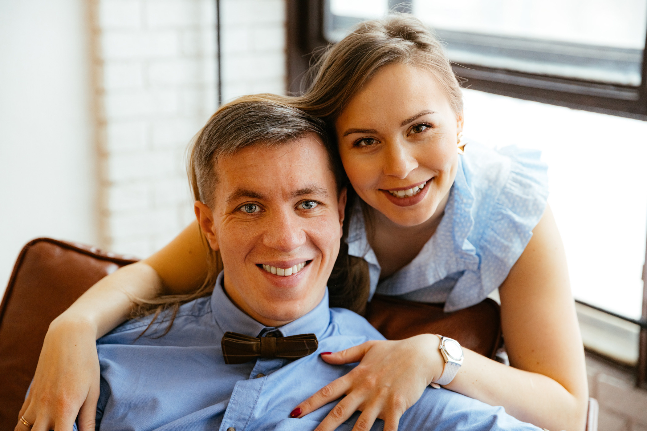 Новогодняя семейная фотосессия в студии Москва