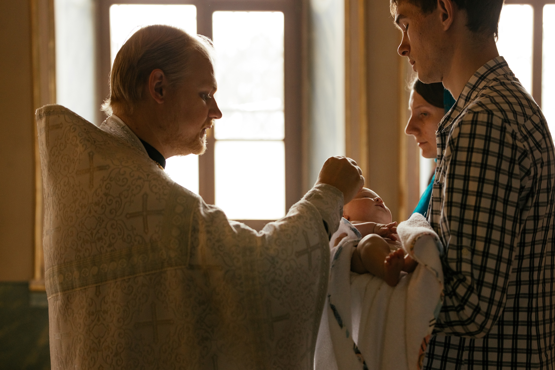 Фотосессия крещения Вероники