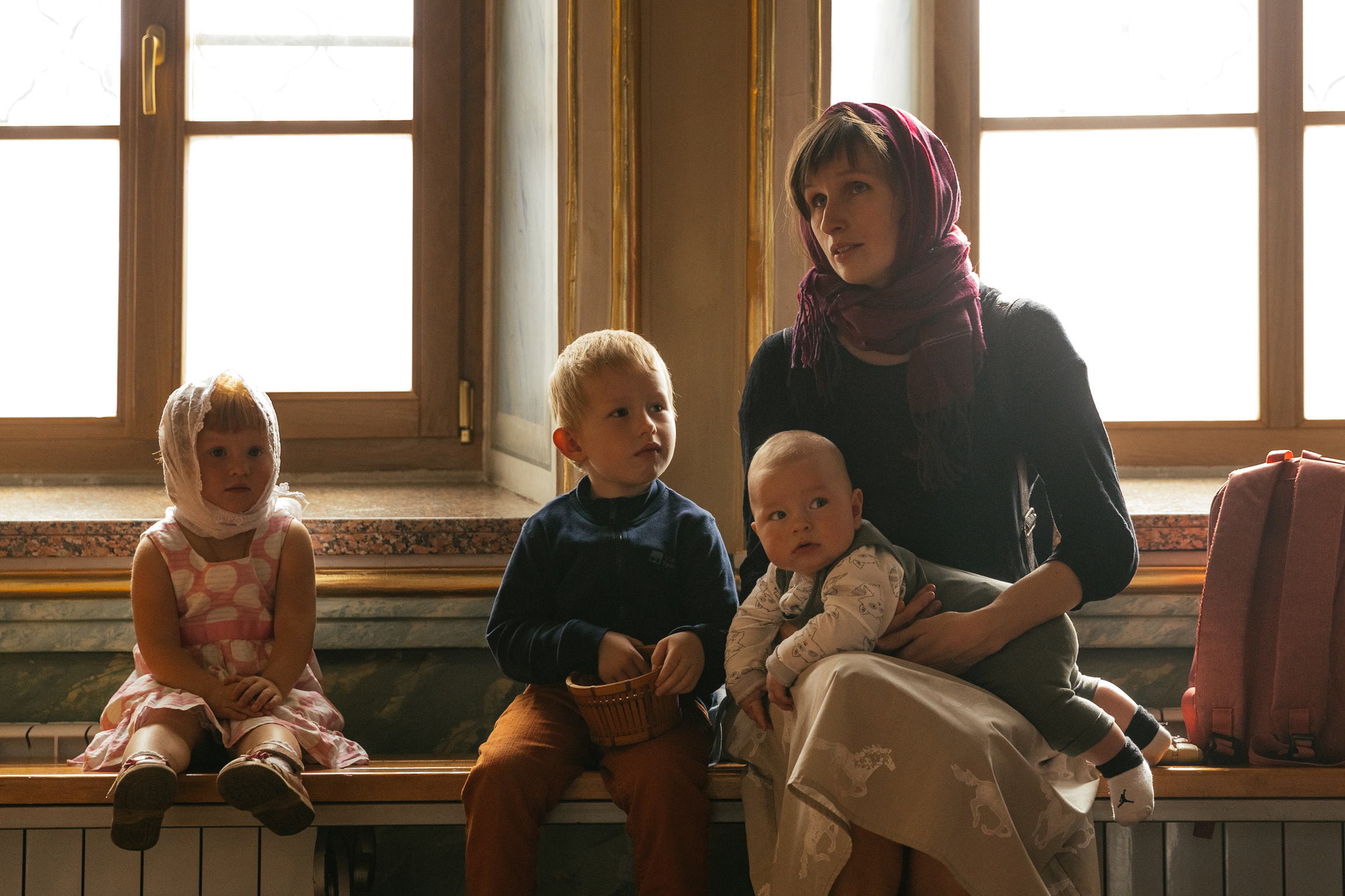 Фотосессия крещения Вероники