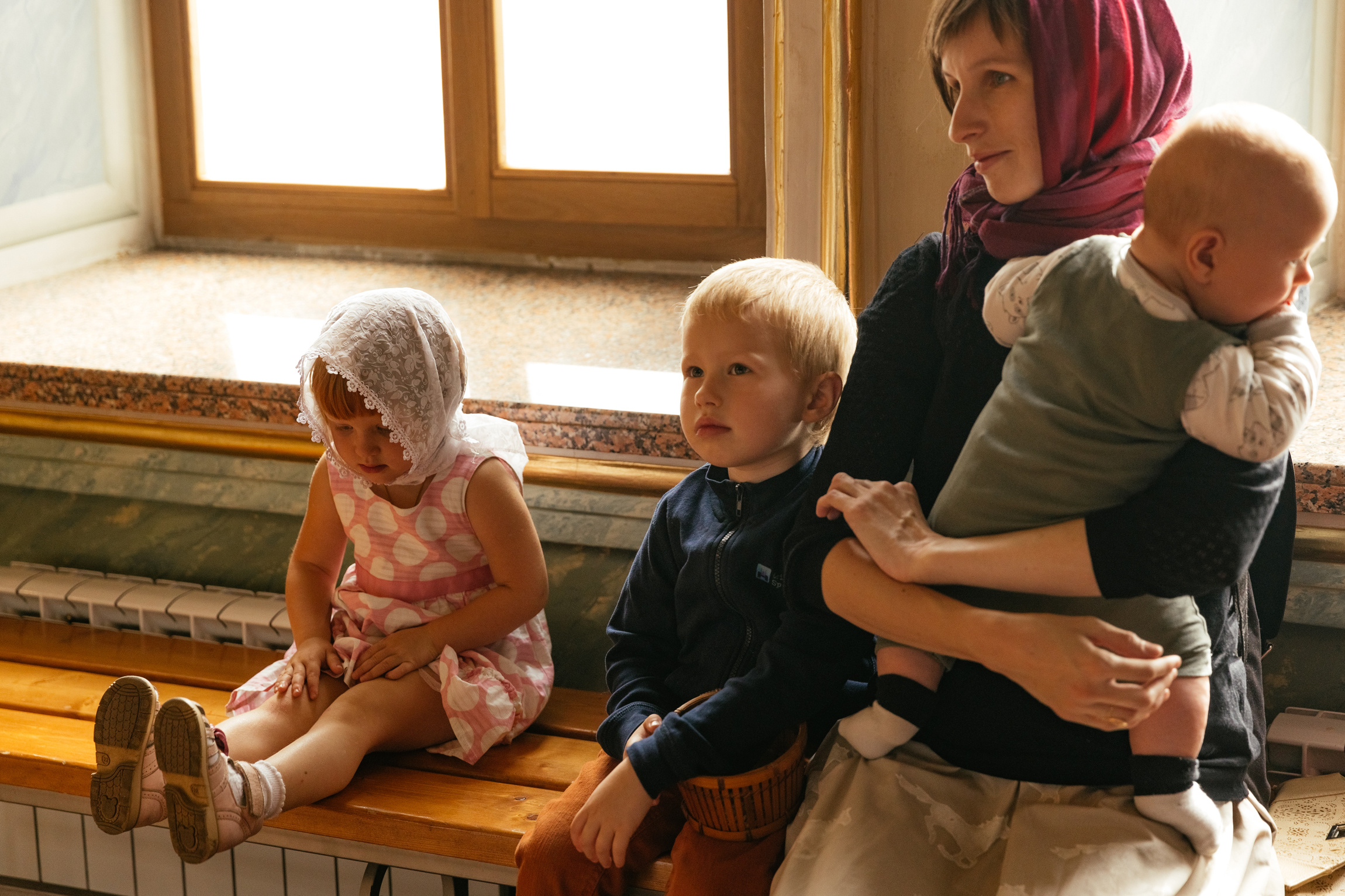 Фотосессия крещения Вероники