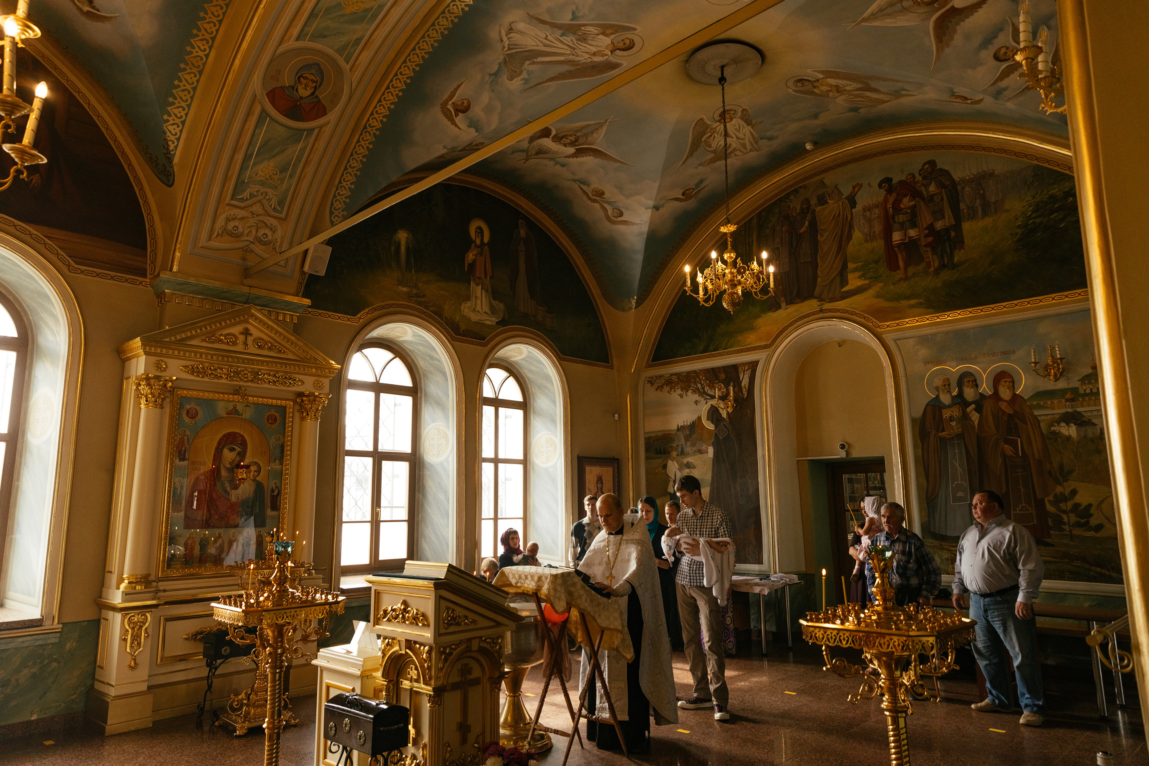 Фотосессия крещения Вероники