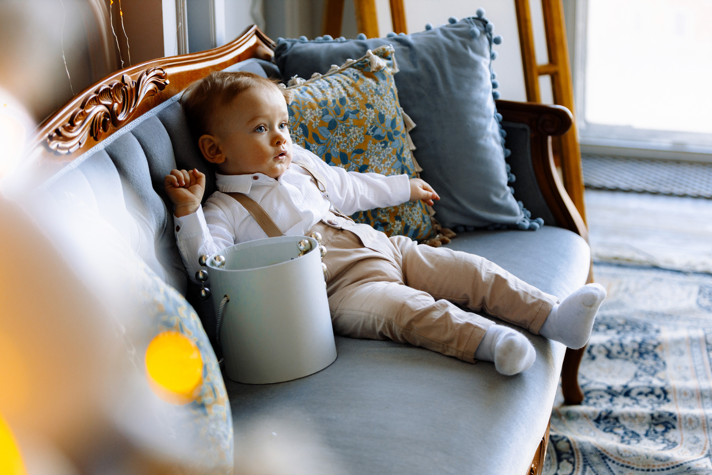 Новогодняя семейная фотосессия в студии NAKED SKY