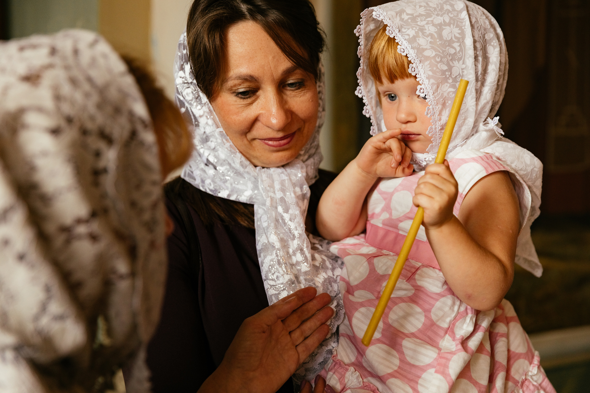 Фотосессия крещения Вероники