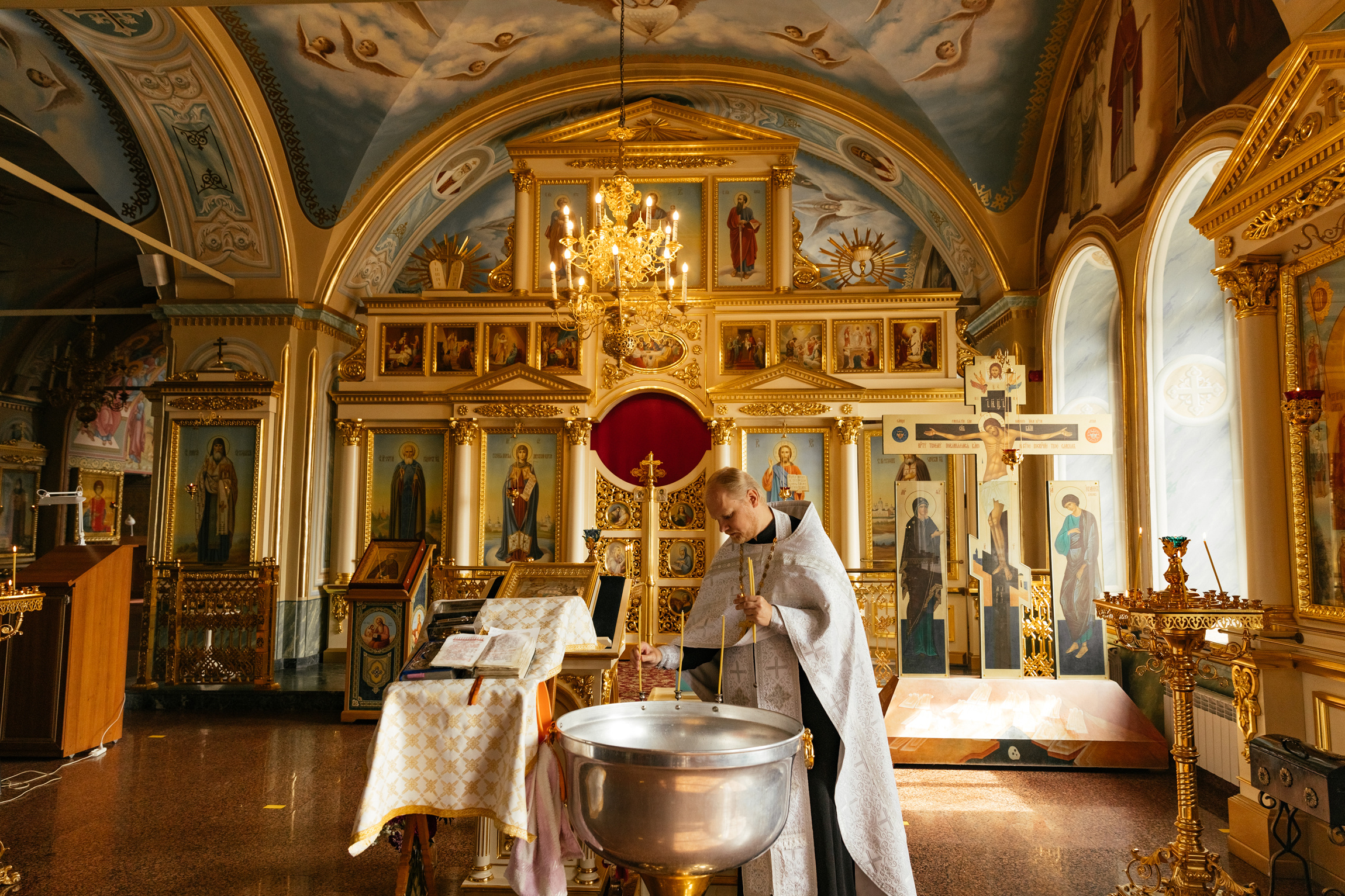 Фотосессия крещения Вероники