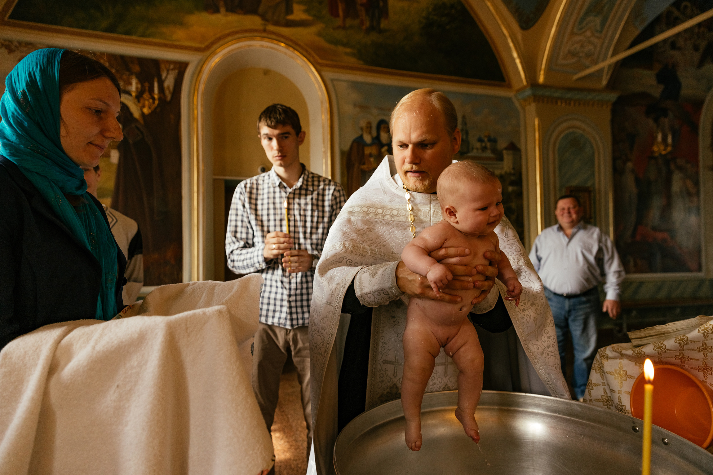 Фотосессия крещения Вероники