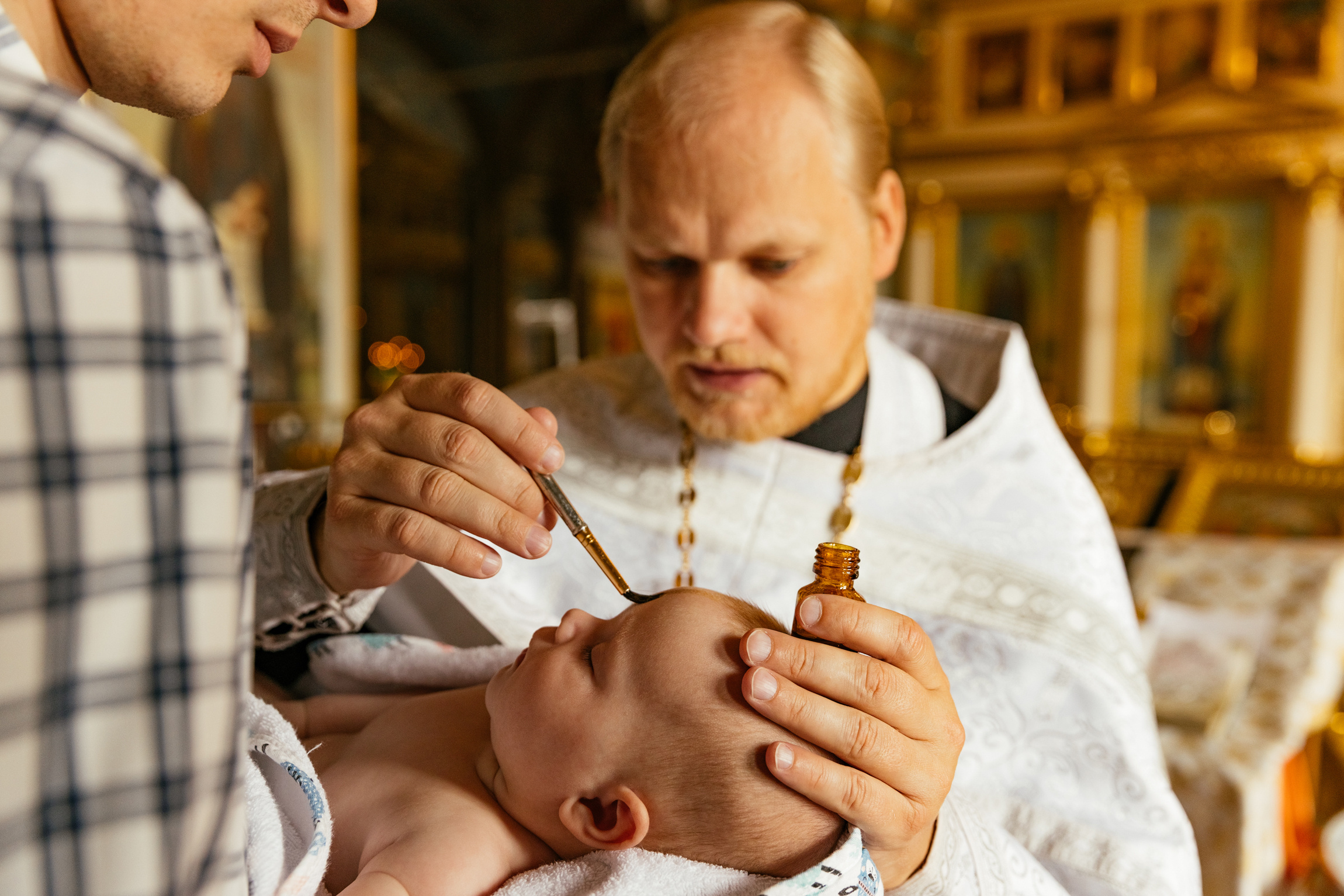 Фотосессия крещения Вероники