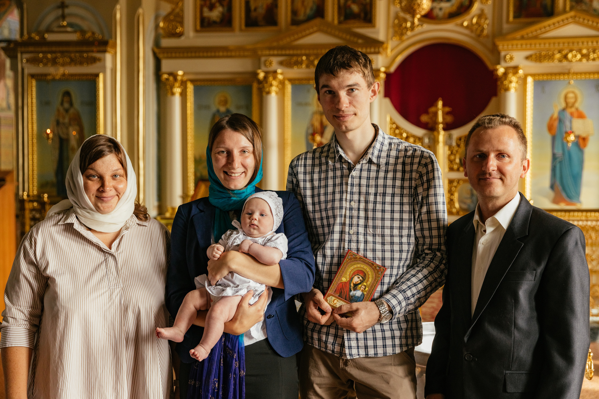 Фотосессия крещения Вероники