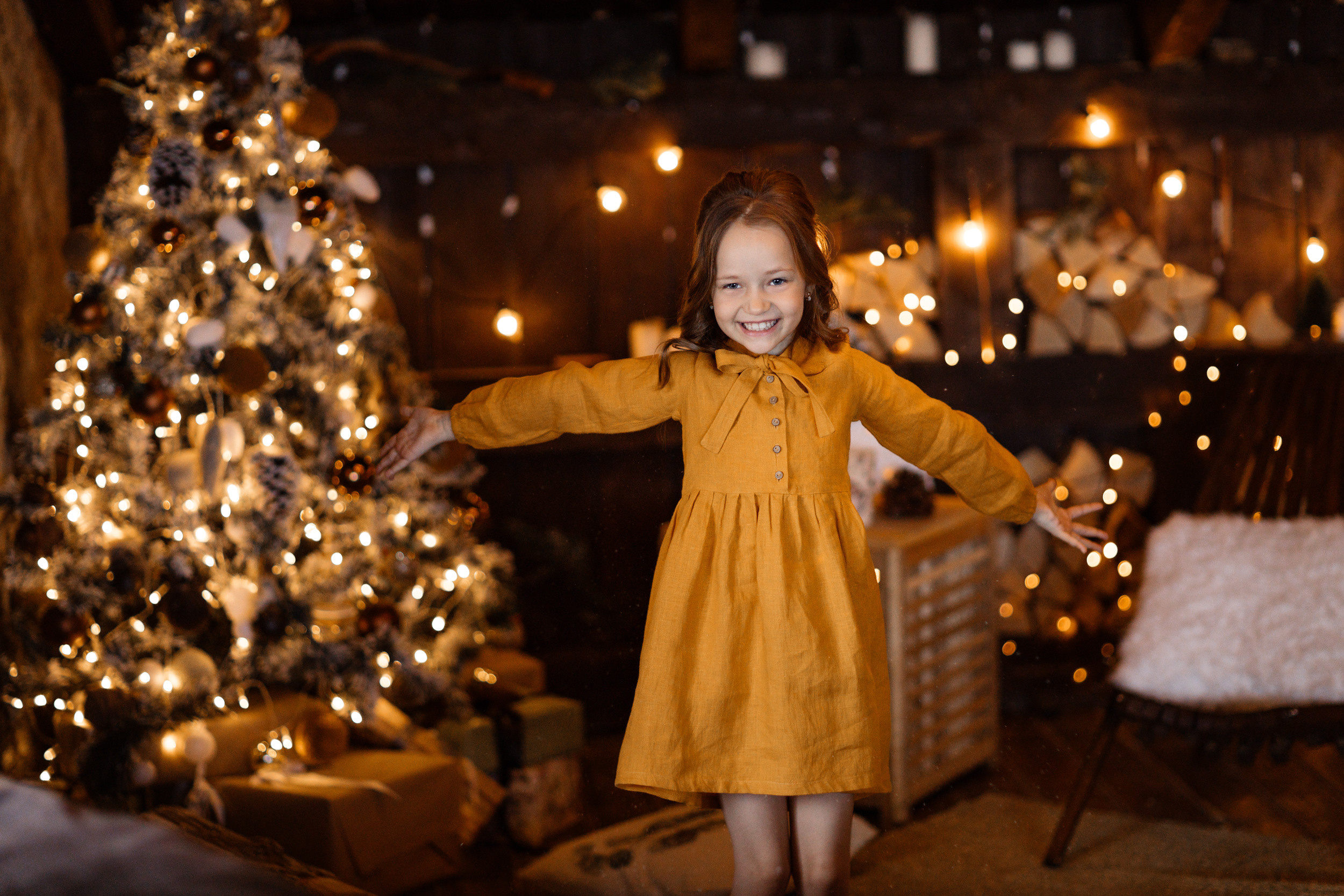 Новогодняя фотосессия в студии Веры