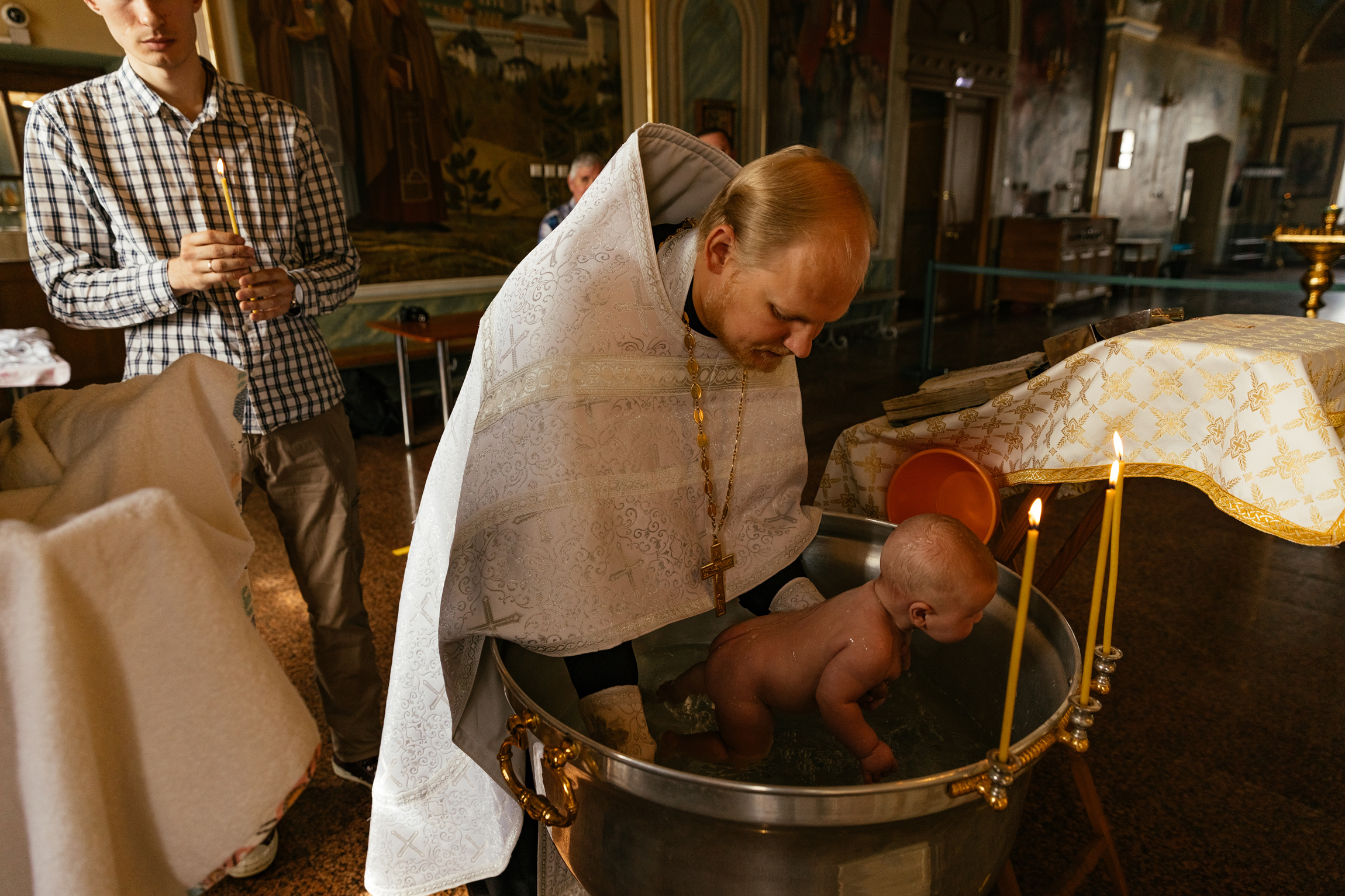 Фотосессия крещения Вероники