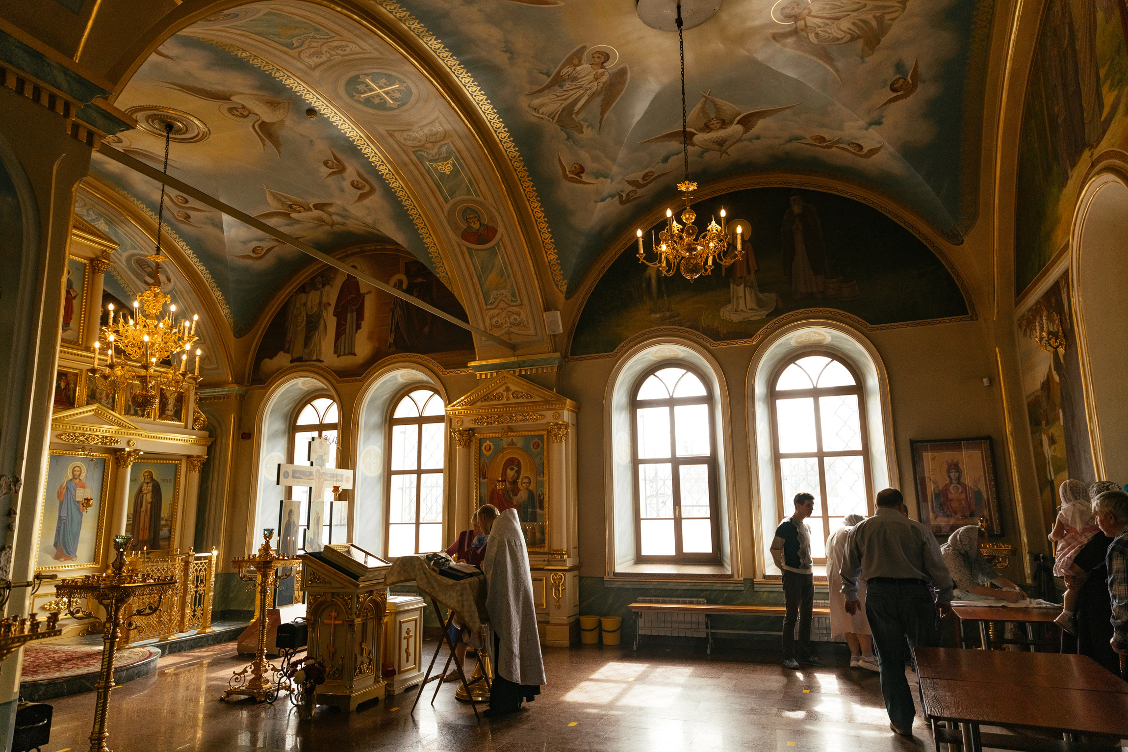 Фотосессия крещения Вероники