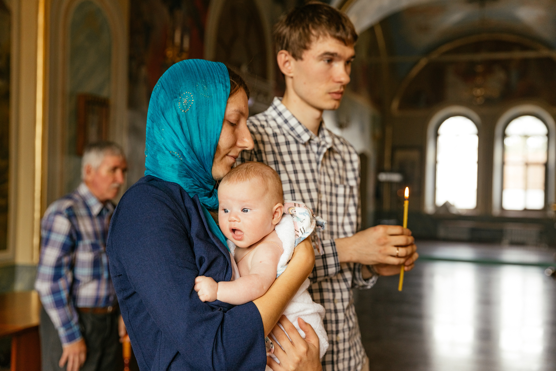 Фотосессия крещения Вероники