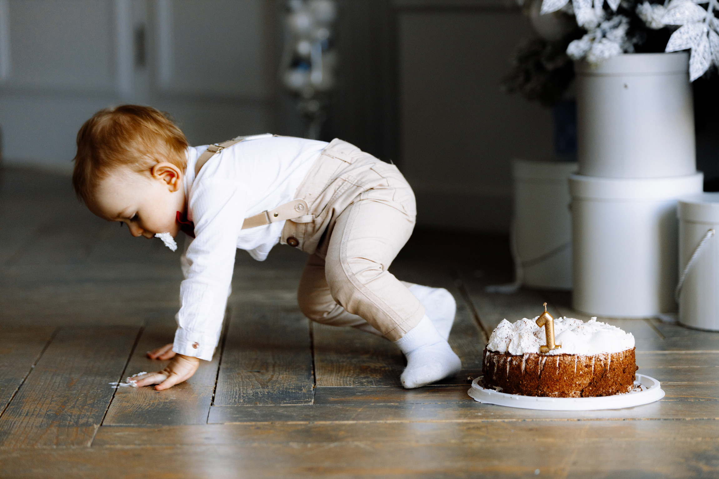 Новогодняя семейная фотосессия в студии NAKED SKY