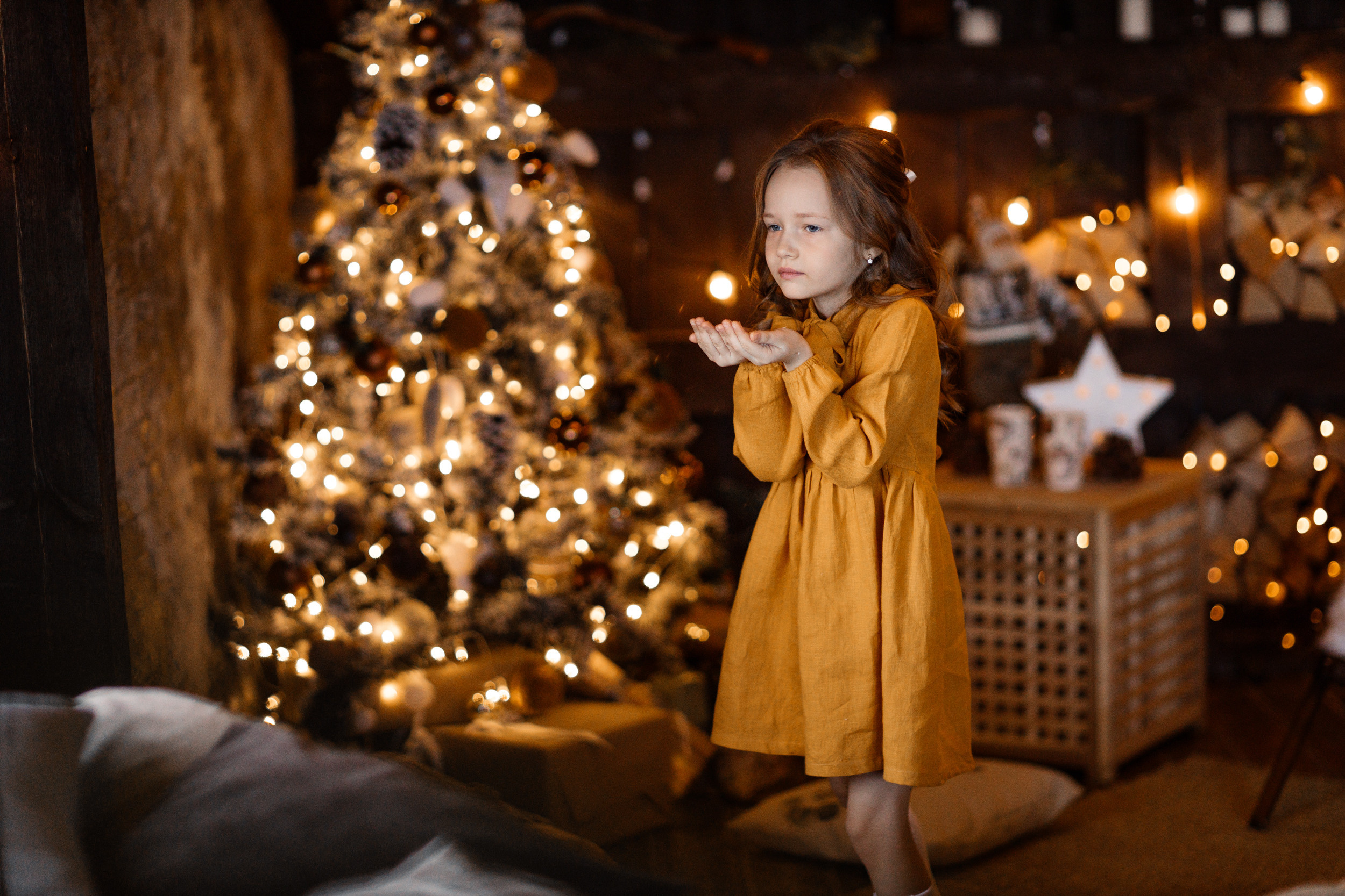 Новогодняя фотосессия в студии Веры