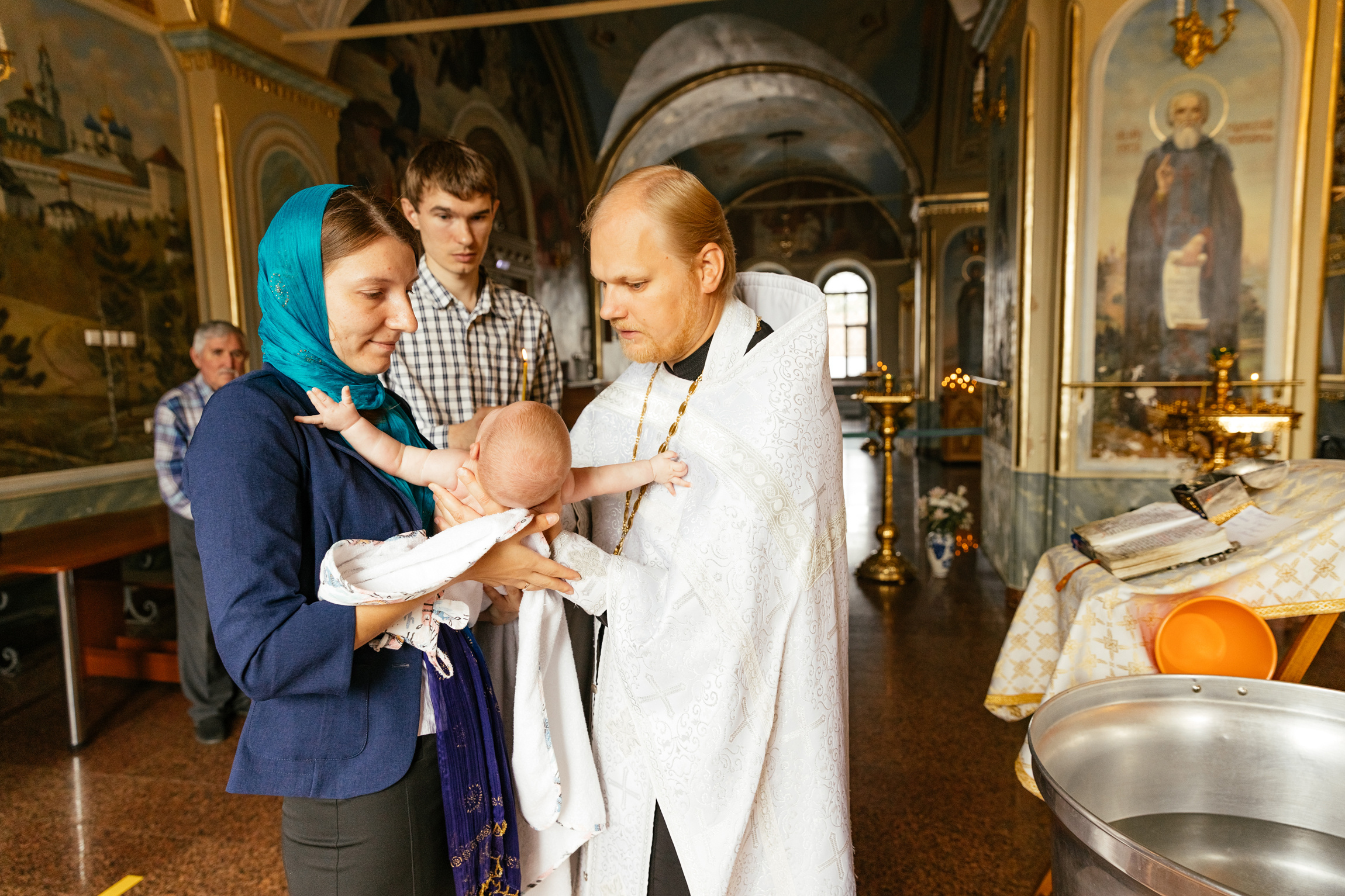 Фотосессия крещения Вероники