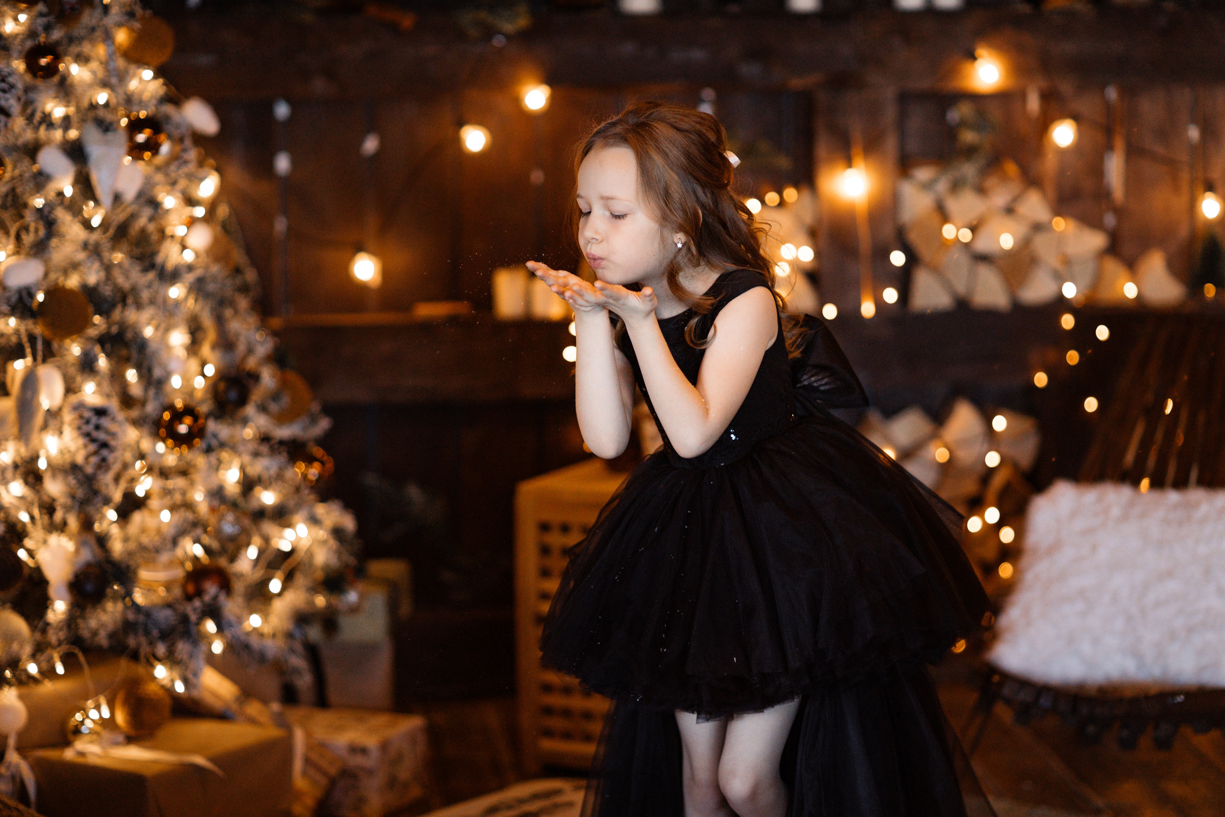 Новогодняя фотосессия в студии Веры