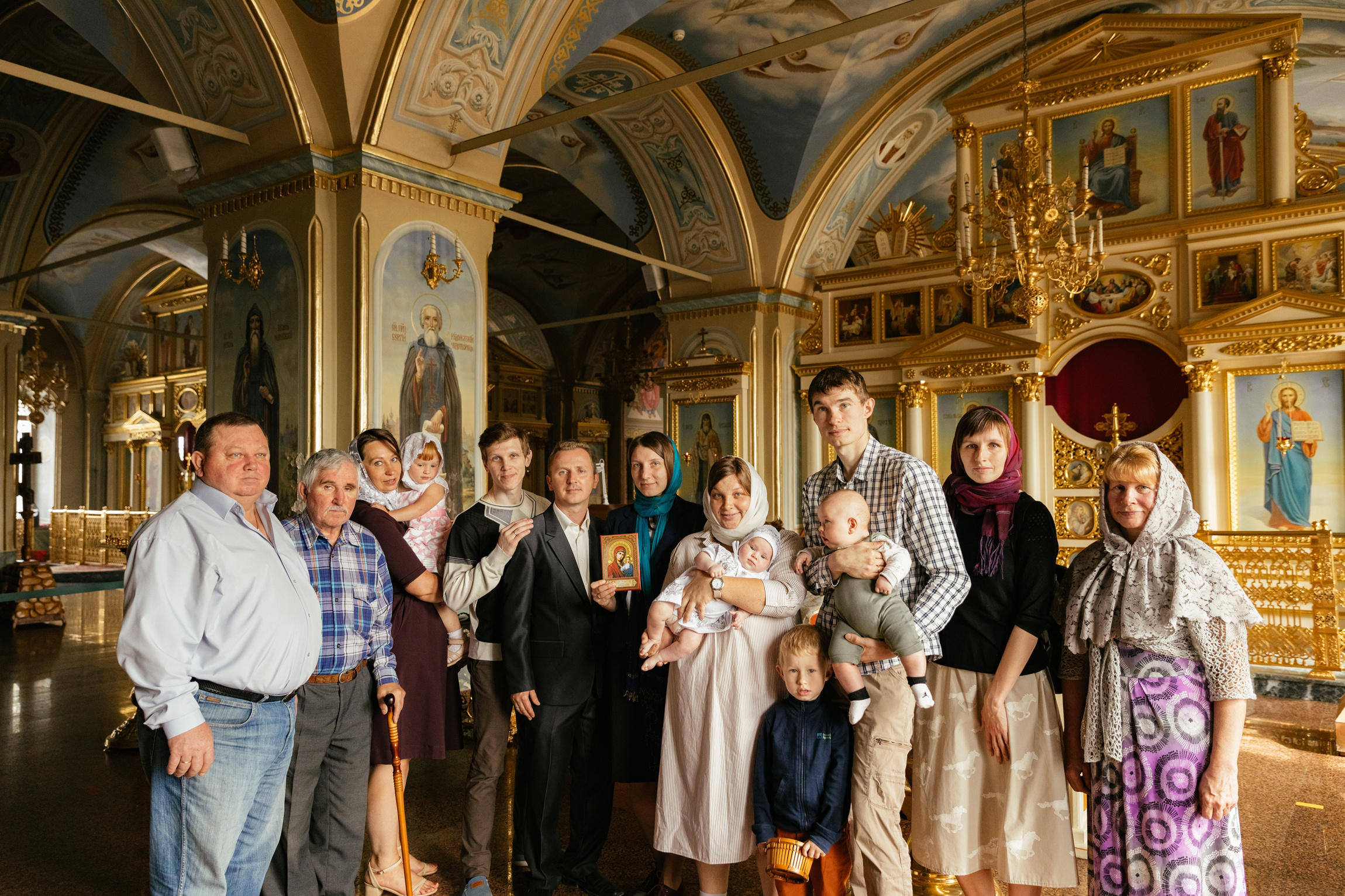 Фотосессия крещения Вероники