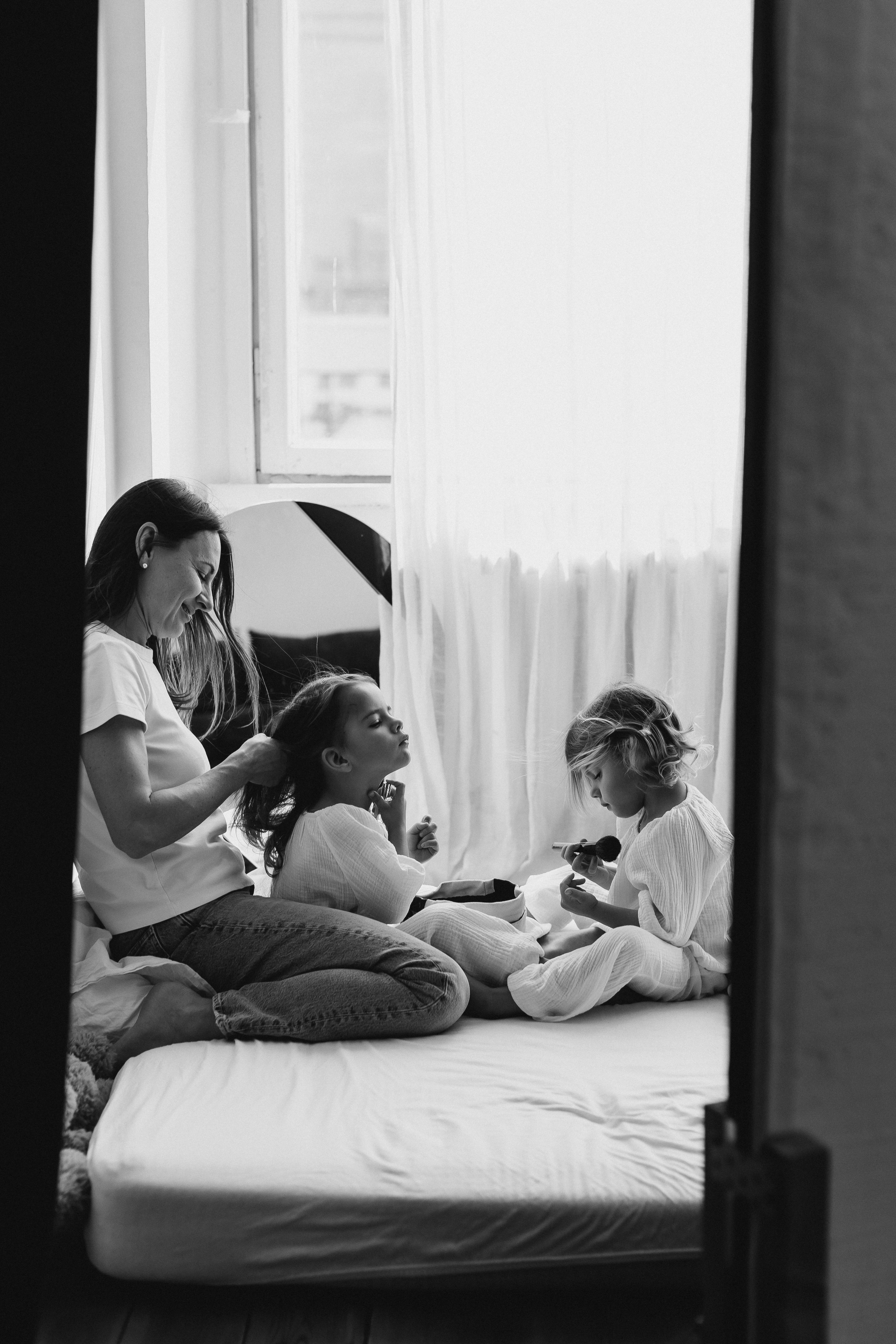 Мама и девочки. Евгения Пелипас