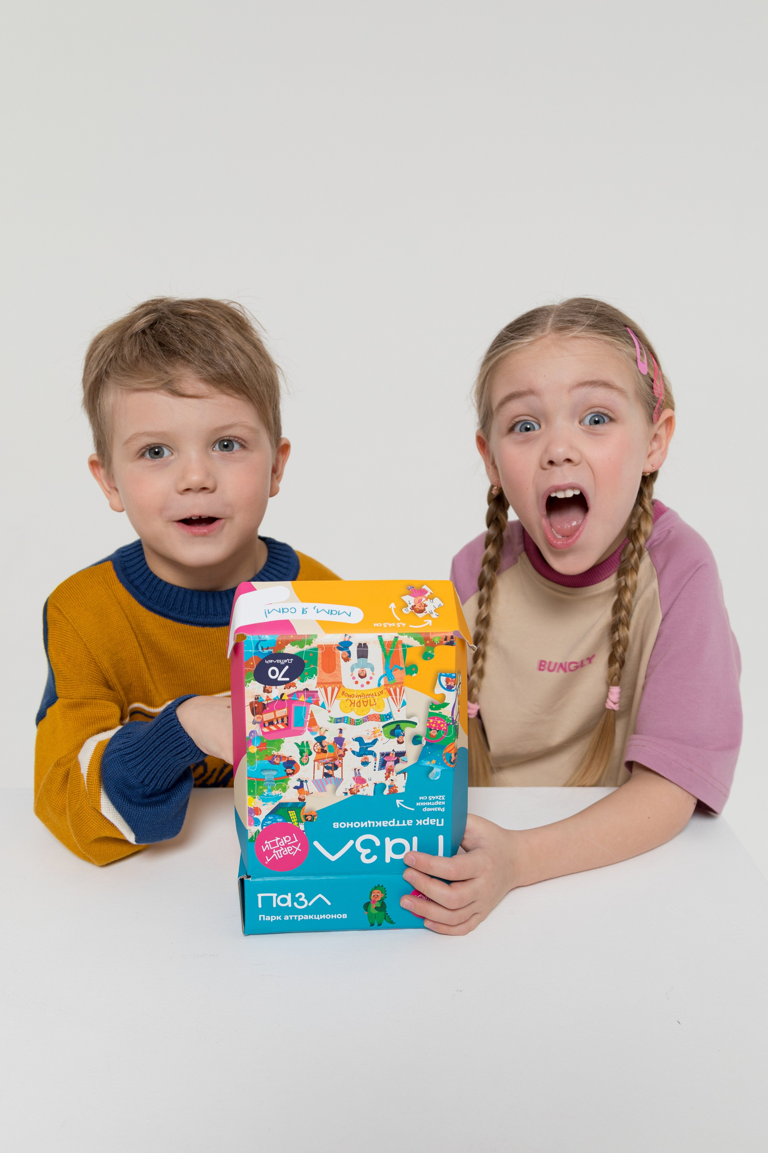 Имиджевая и каталожная съёмка для бренда детских пазлов. Детский и контент фотограф Надя Волкова Санкт-Петербург