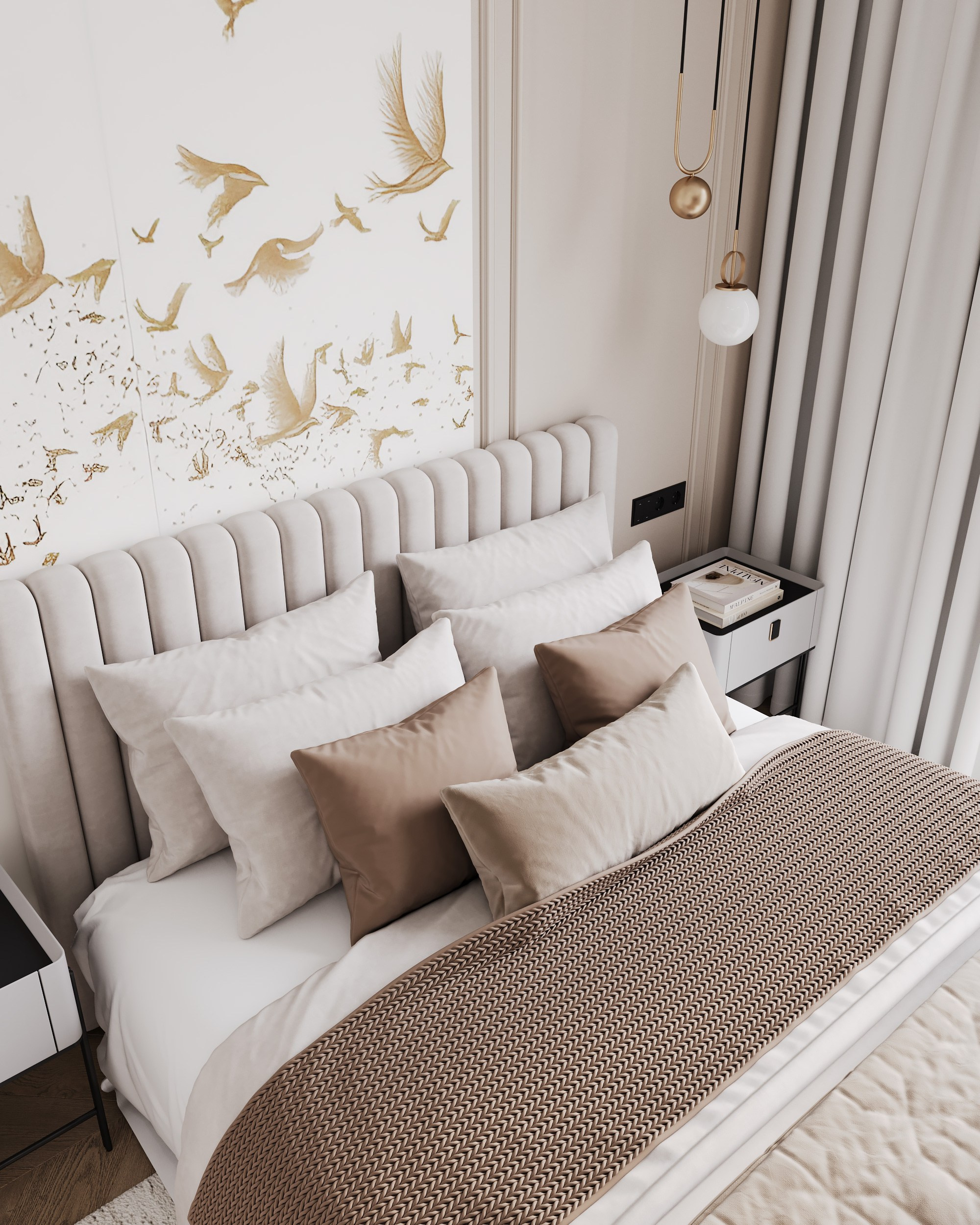 Проект 9 ЖК Западный порт 80 м². Artstudio17 Дизайн-студия Ирины Чабан в Москве