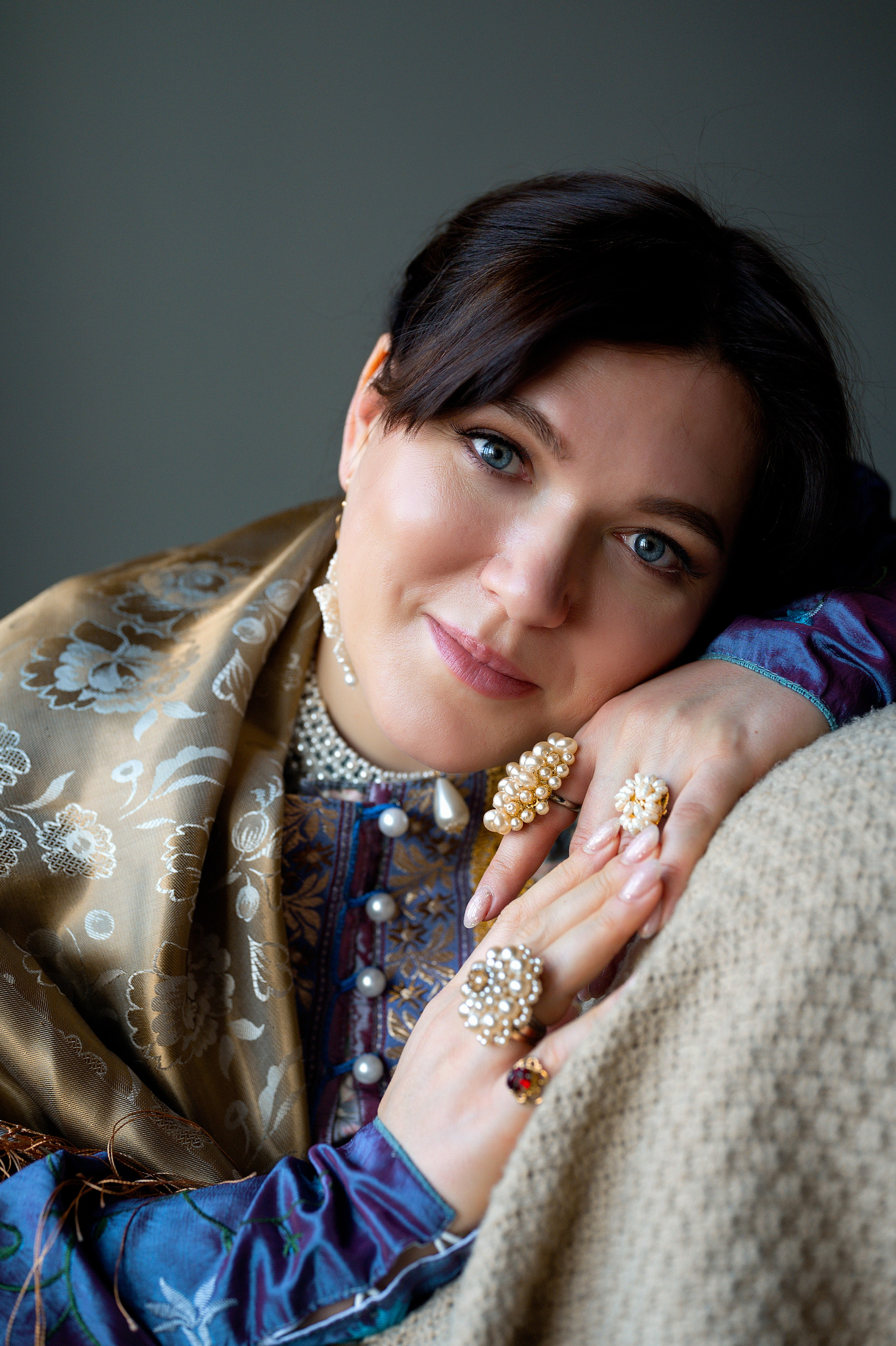 Фотосессия в русском народном костюме. Фотограф Юлия Кондратьева