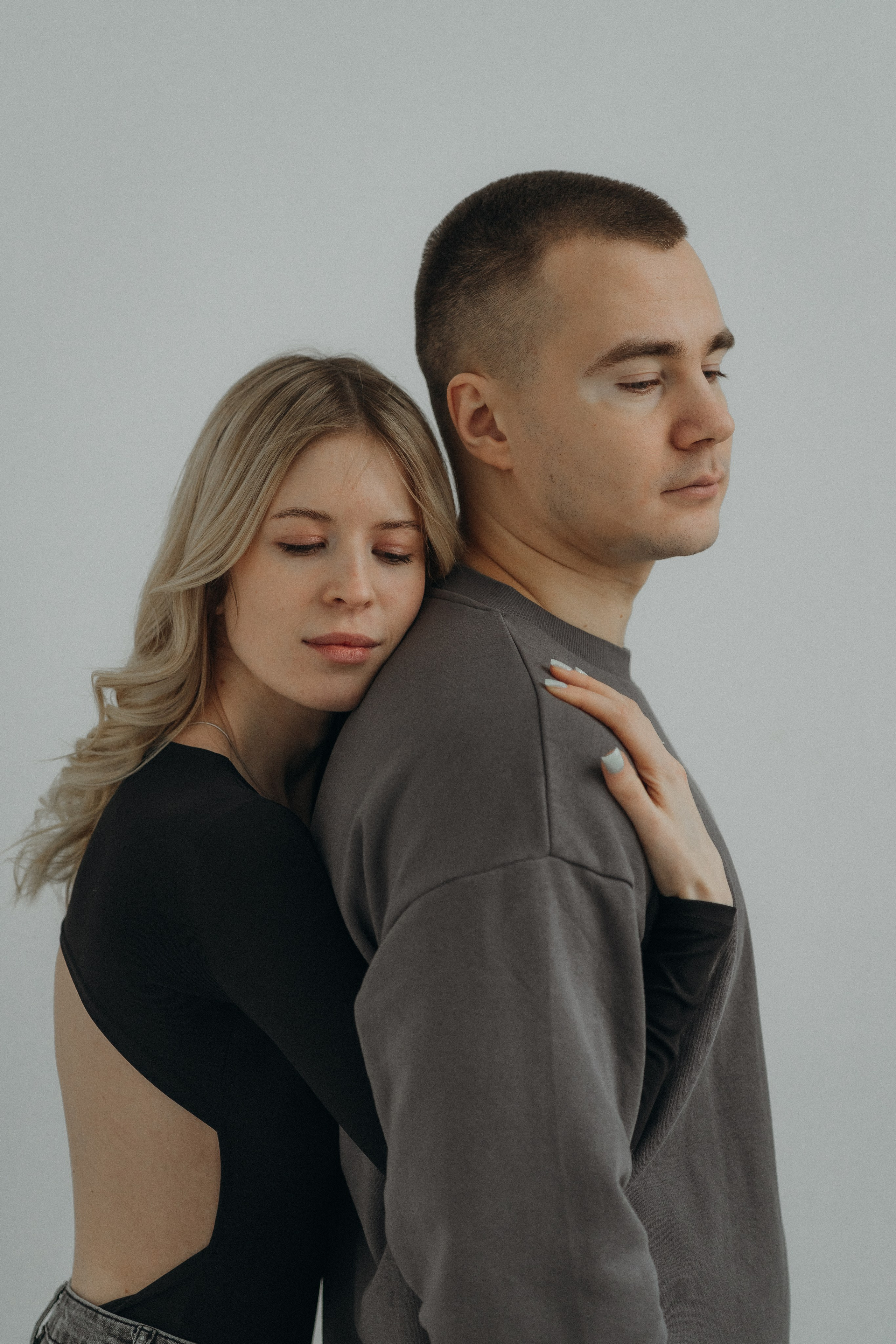 Парная фотосессия в студии в Архангельске. Портретный и свадебный фотограф в Архангельске Елизавета Стрекаловская