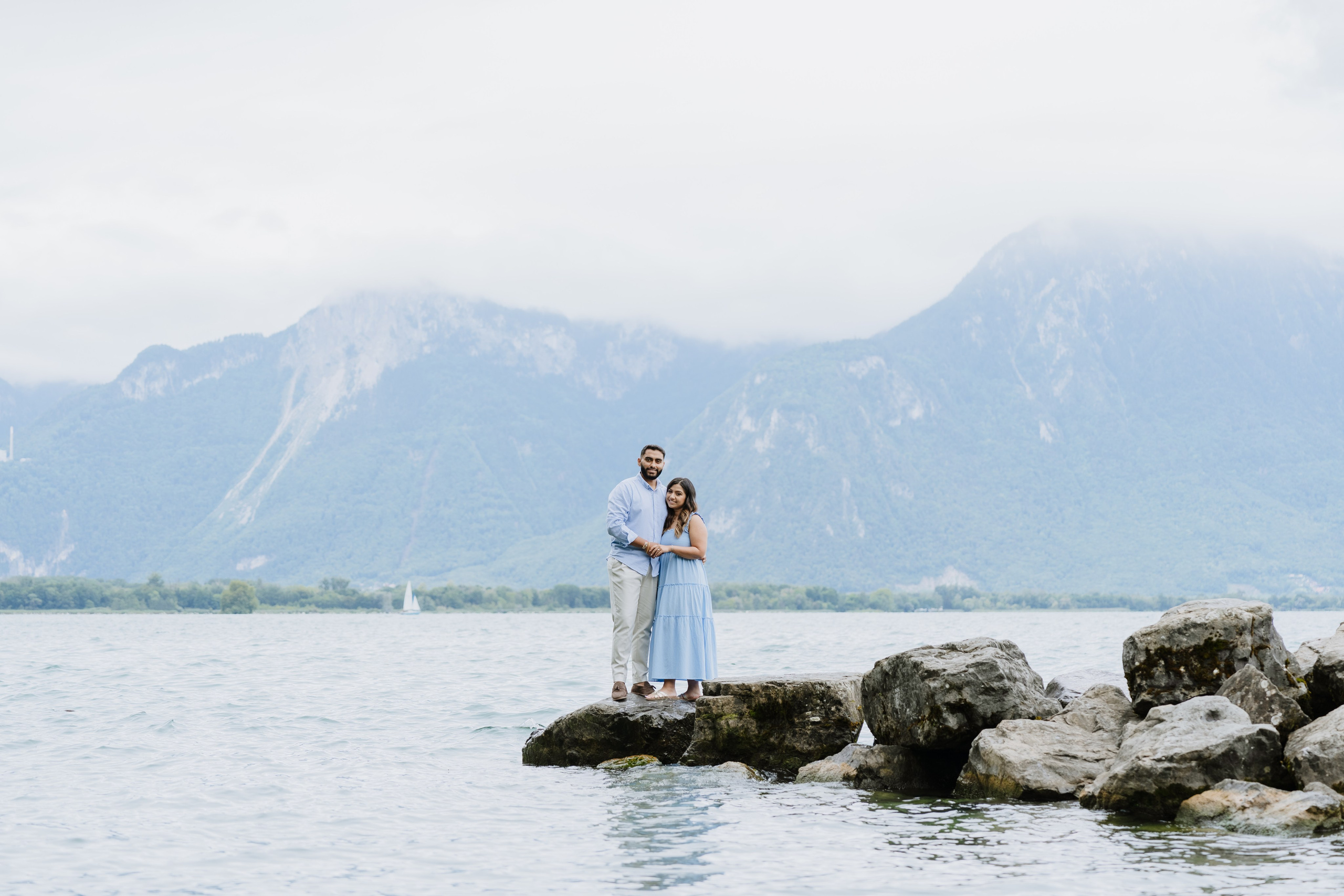 Krishna & Ravi | Proposal Montreux. Professional Wedding Photographer Geneva & Romande Switzerland | Tanya Creator
