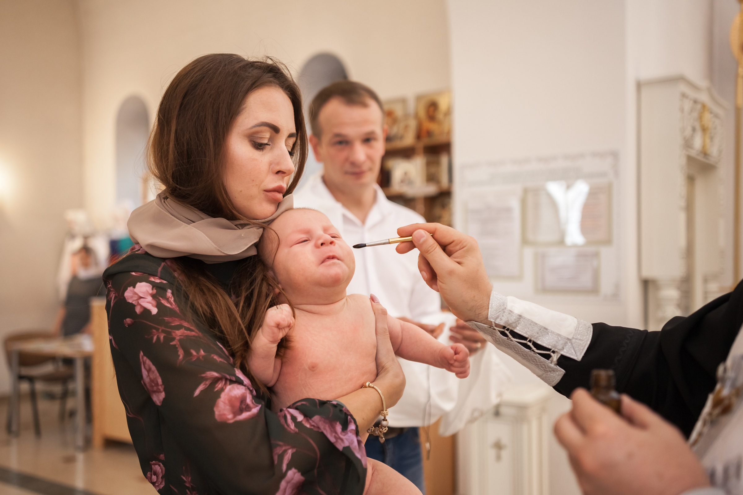Таинство крещения Андрея. Фотограф на крещение и венчание в Самаре и Тольятти Елена Арди