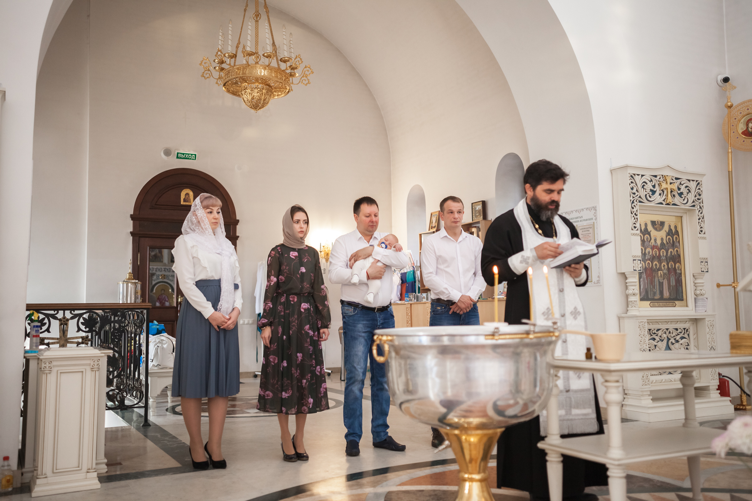 Таинство крещения Андрея. Фотограф на крещение и венчание в Самаре и Тольятти Елена Арди