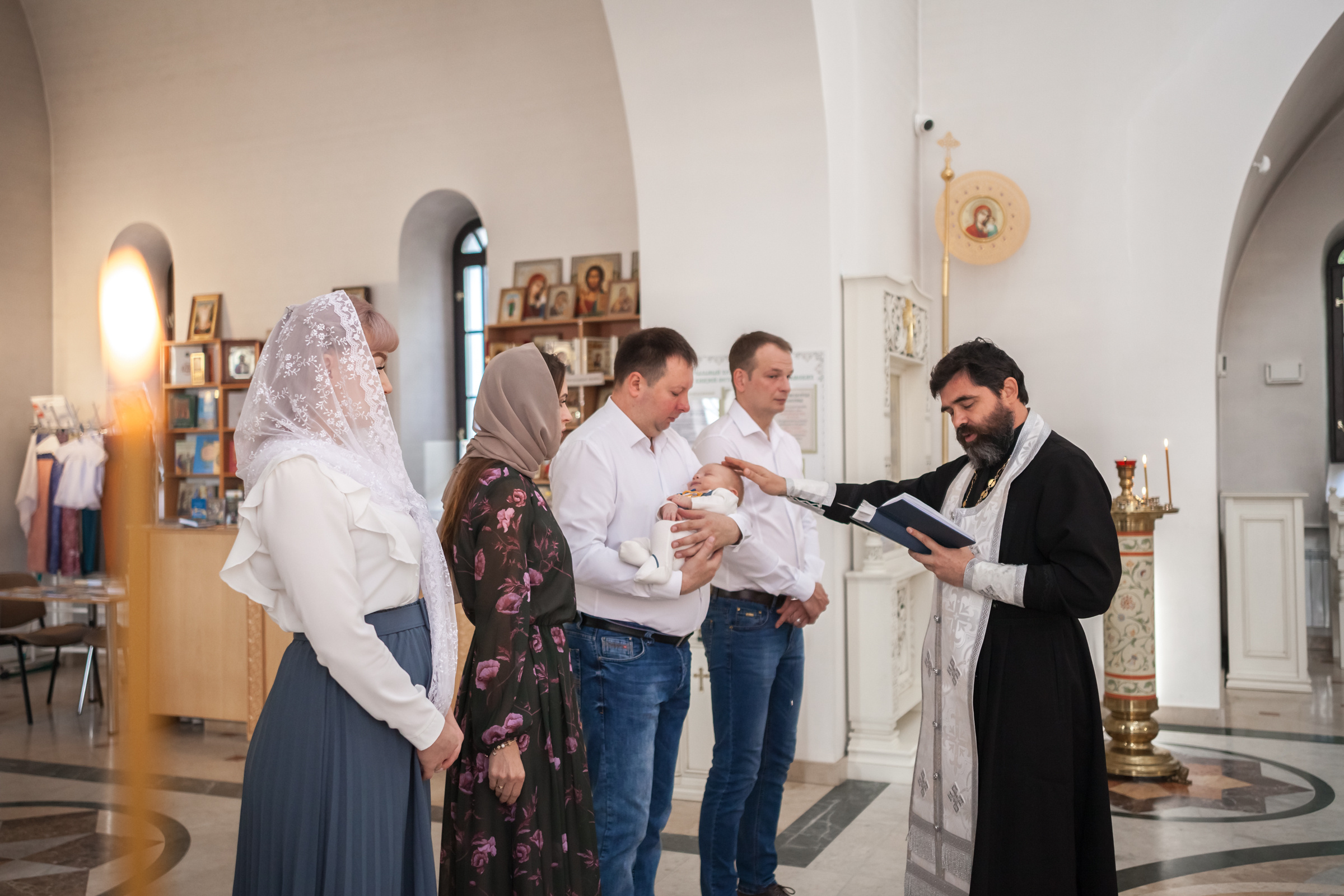 Таинство крещения Андрея. Фотограф на крещение и венчание в Самаре и Тольятти Елена Арди