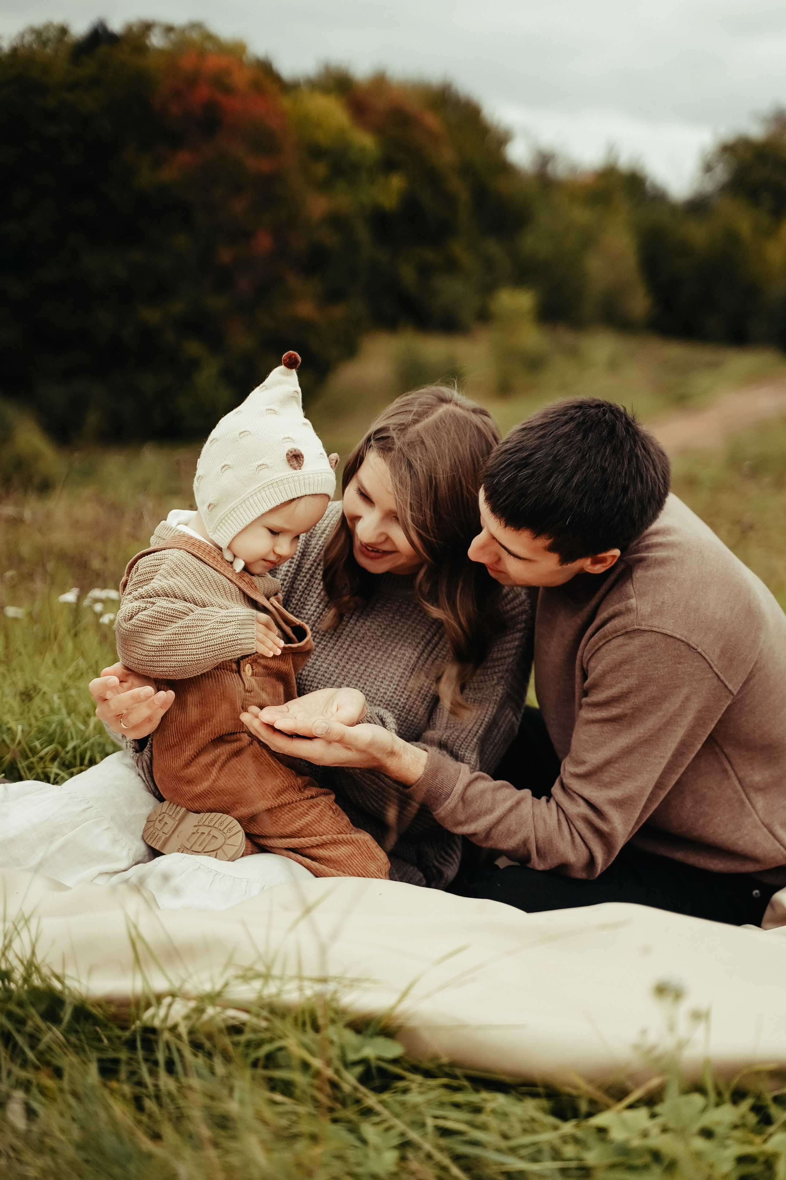 Семейная фотосъемка в поле. Бирск