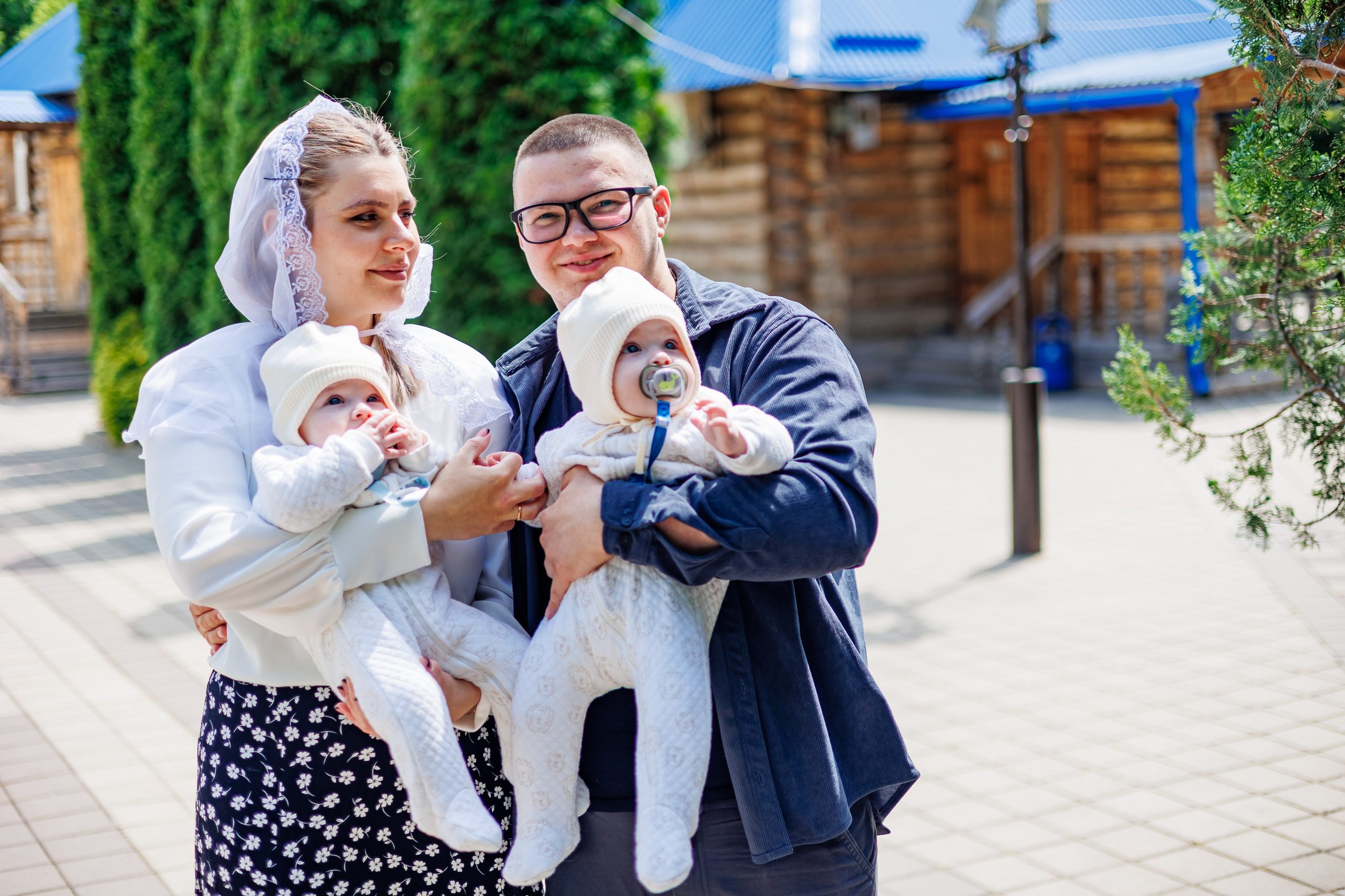 Крещение близняшек. Свадебный и семейный фотограф в Армавире