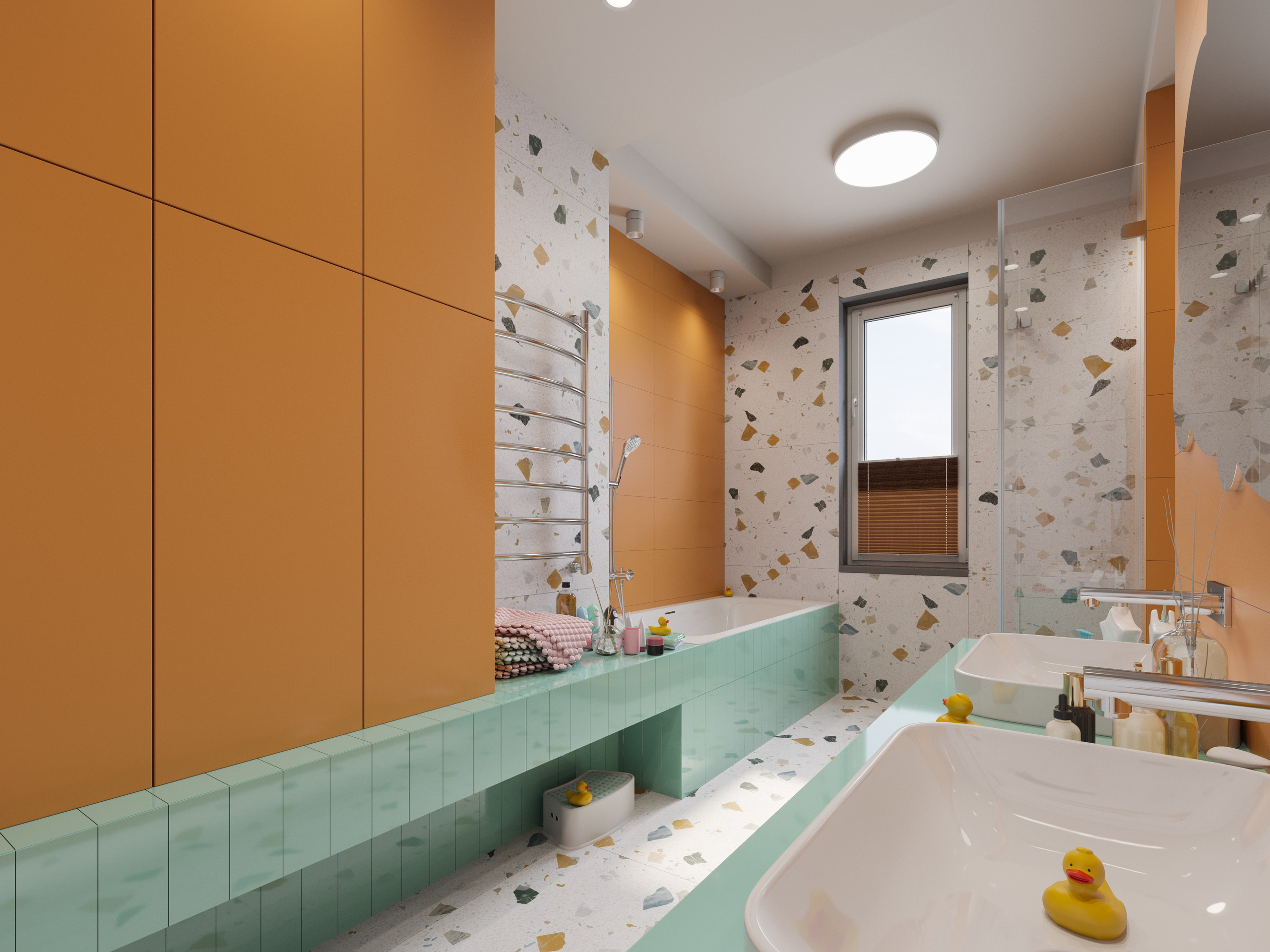 Проект Загородного Дома с 5 Детскими Комнатами | 3D Визуализация Современного Интерьера. Визуализатор интерьера в Москве | Брагин Кирилл