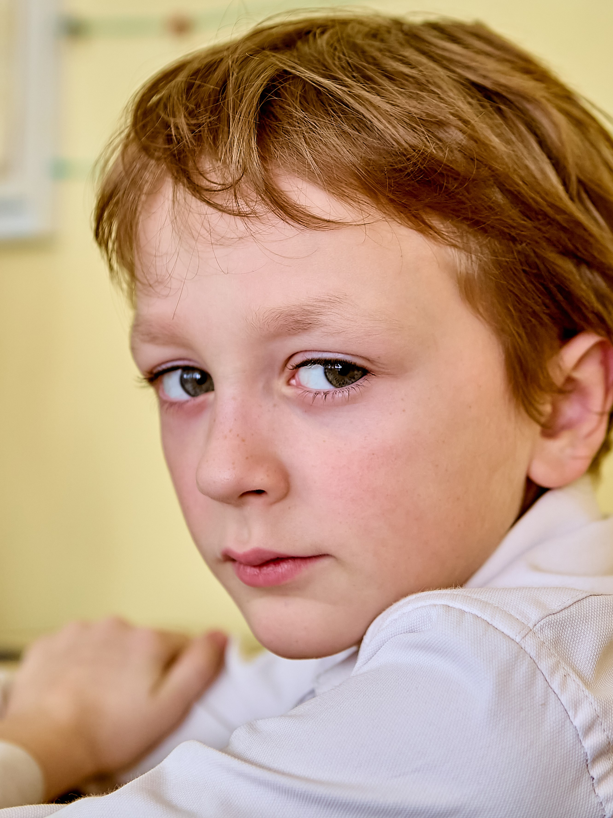 Потрет первоклассника. Фотограф Николай Голованов.