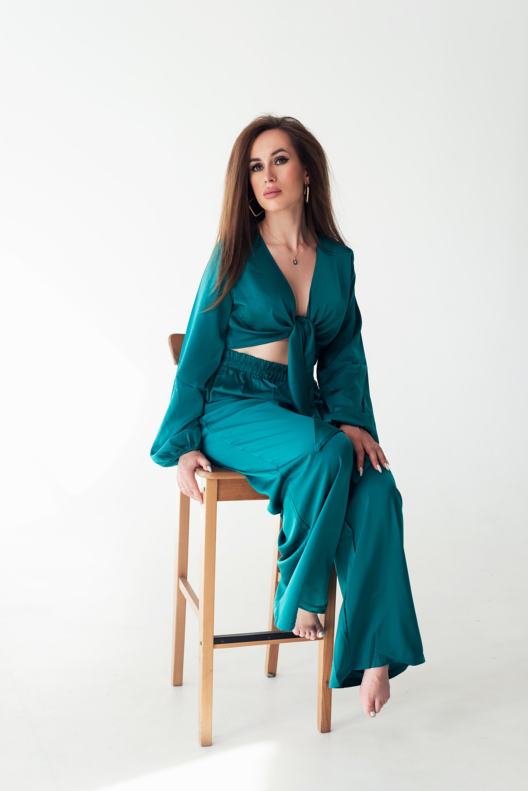 Девушка в изумрудном…. Фотограф Тула творческие фотосессии недорого Ольга Ромашина