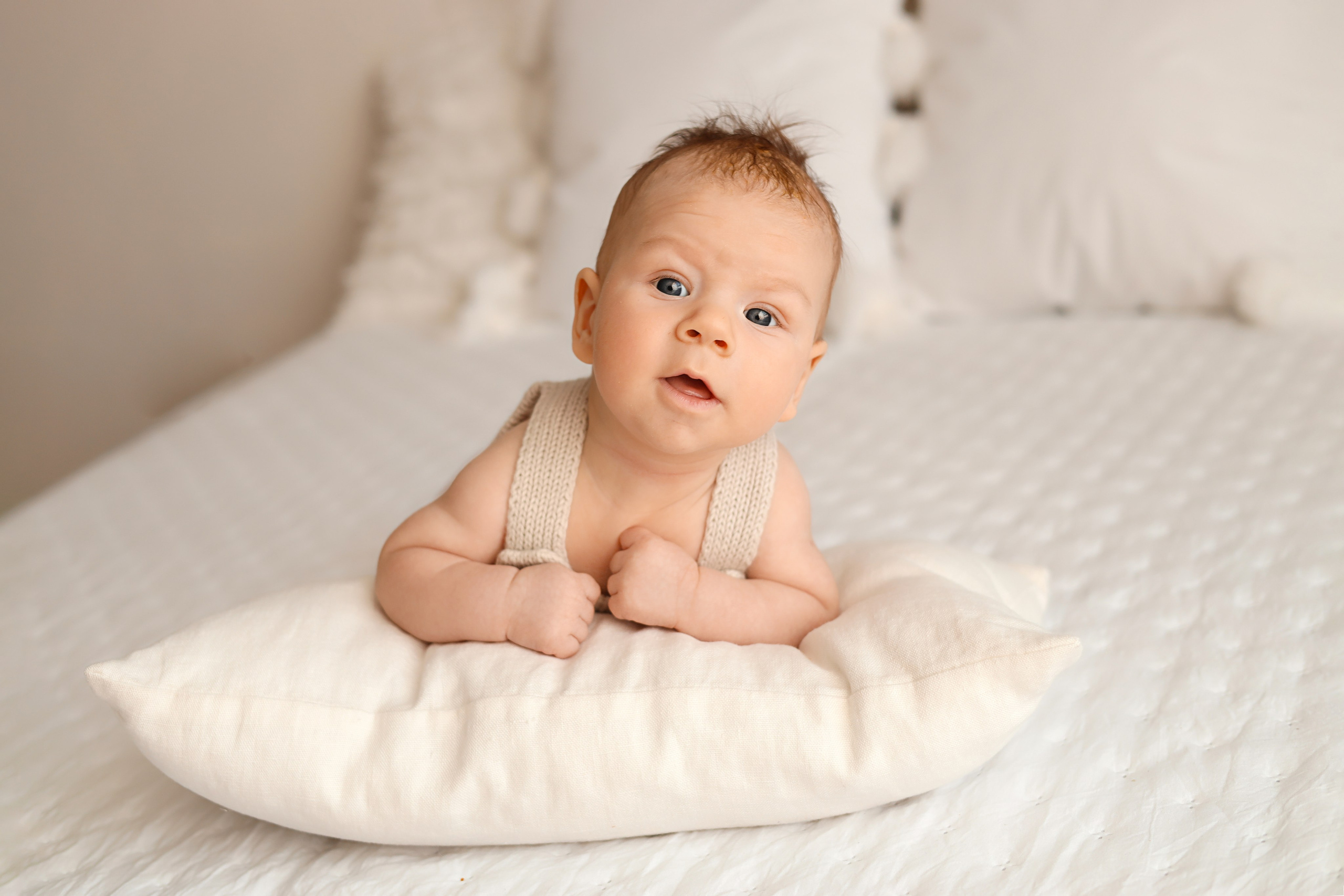 Фотосъемка малыша в 3 месяца. Фотограф новорожденных Москва. Ньюборн фотограф Москва