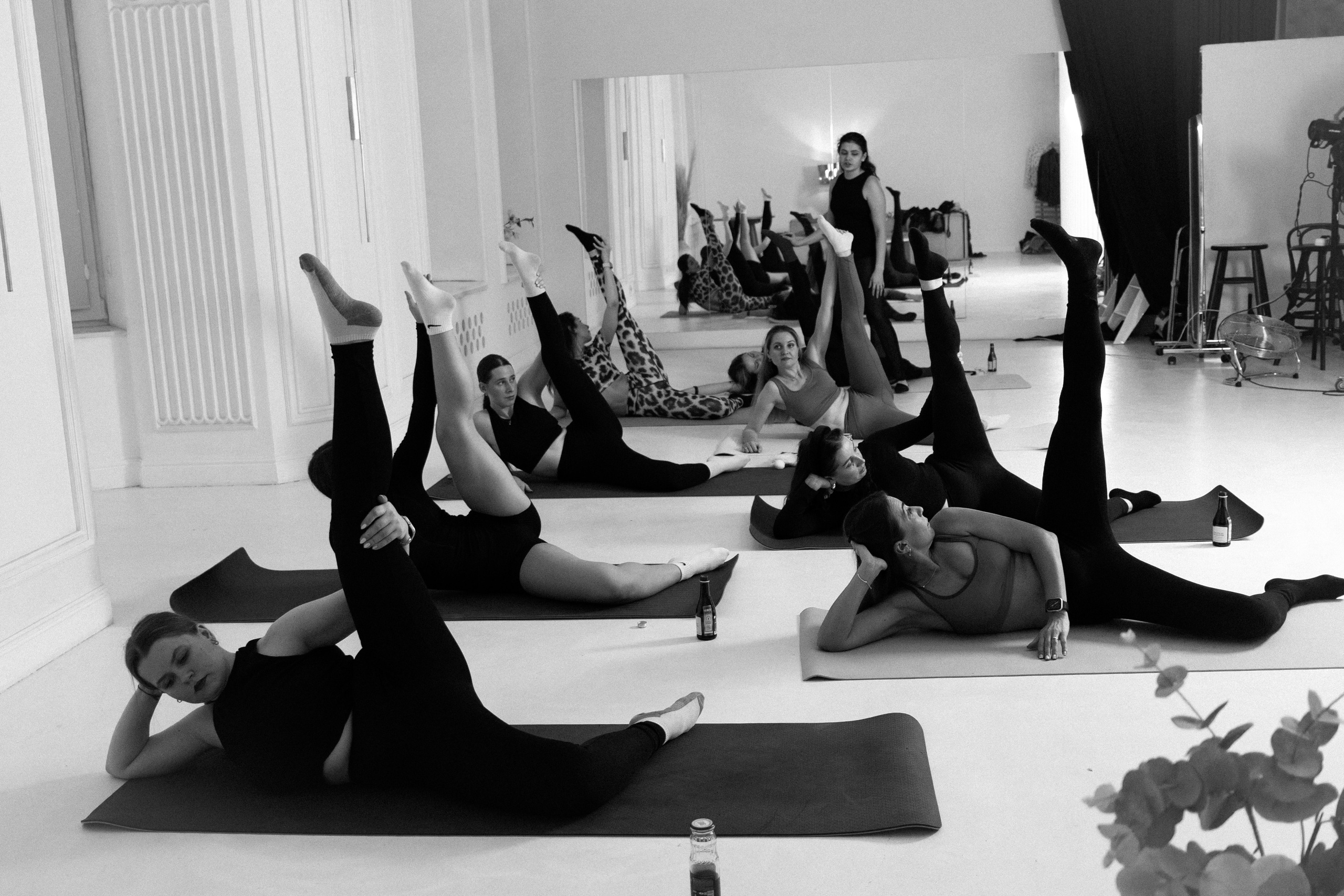 Новогоднее занятие по растяжке. Фотограф в Санкт-Петербурге Смирнова Диана