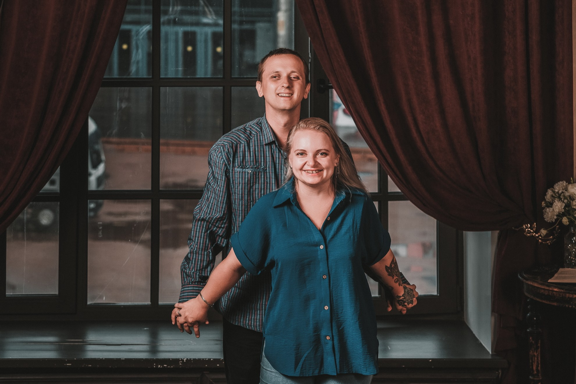 Лавстори. Парная студийная фотосессия