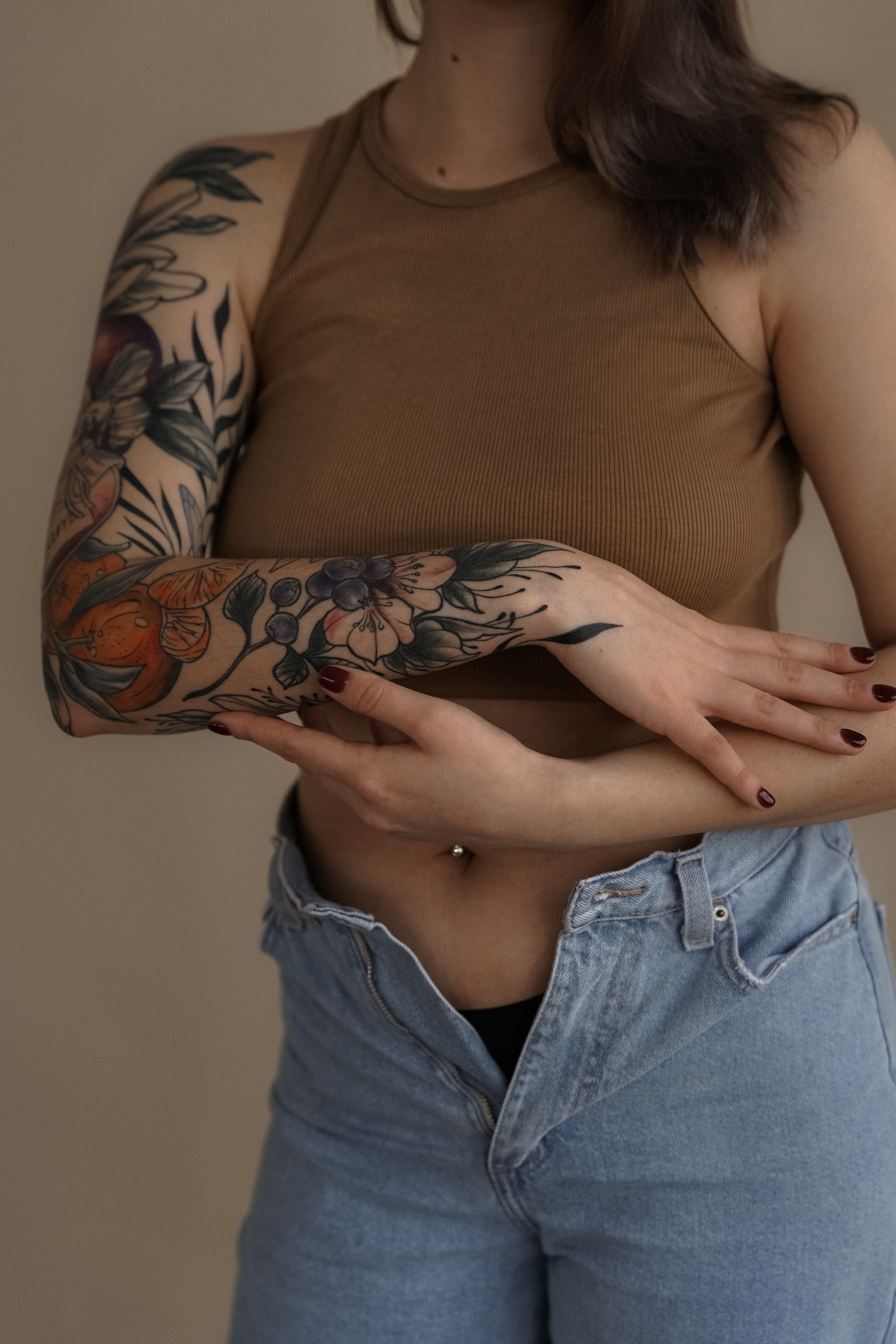 Тату-салон. VISUAL ARTIST · KRONGAUZ ANASTASIA