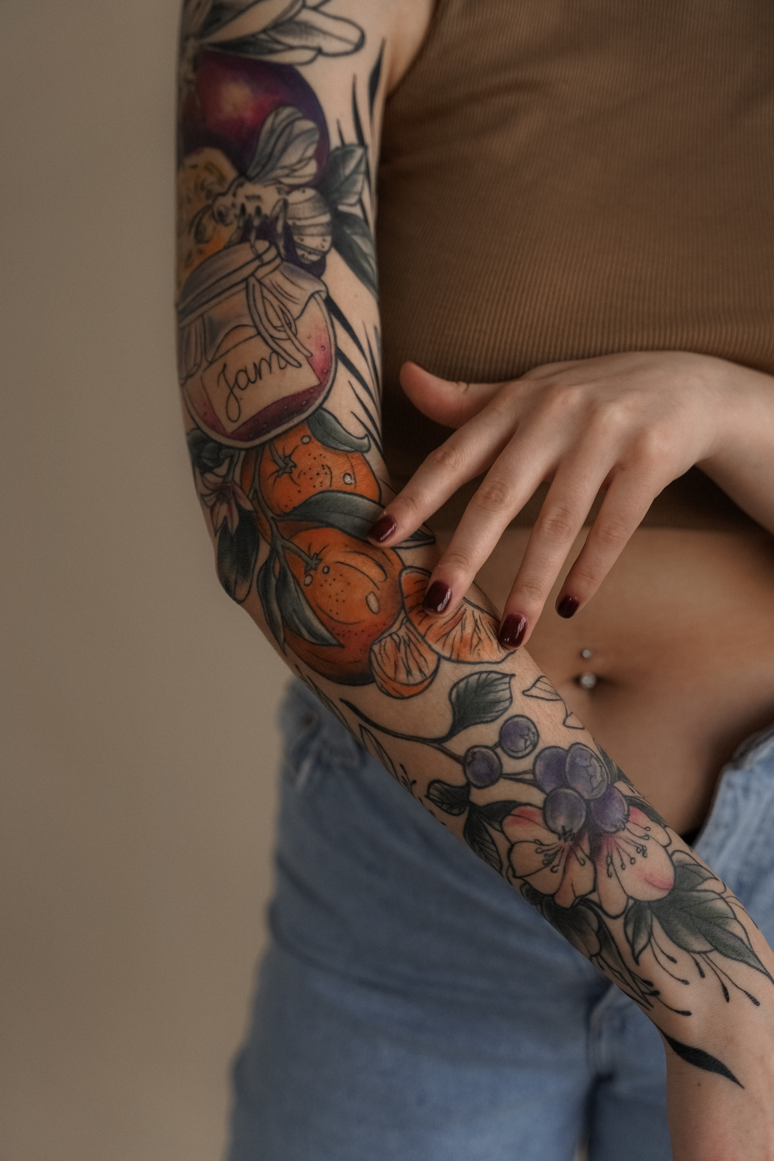 Тату-салон. VISUAL ARTIST · KRONGAUZ ANASTASIA