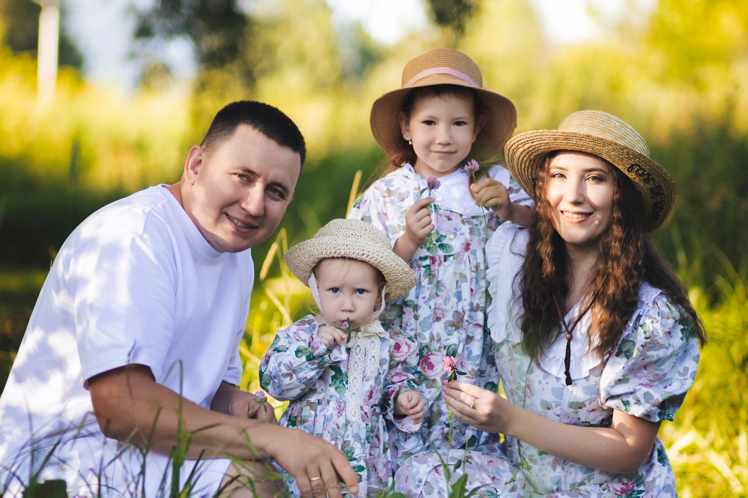 Летняя семейная фотосессия. Фотограф Каримов Виктор