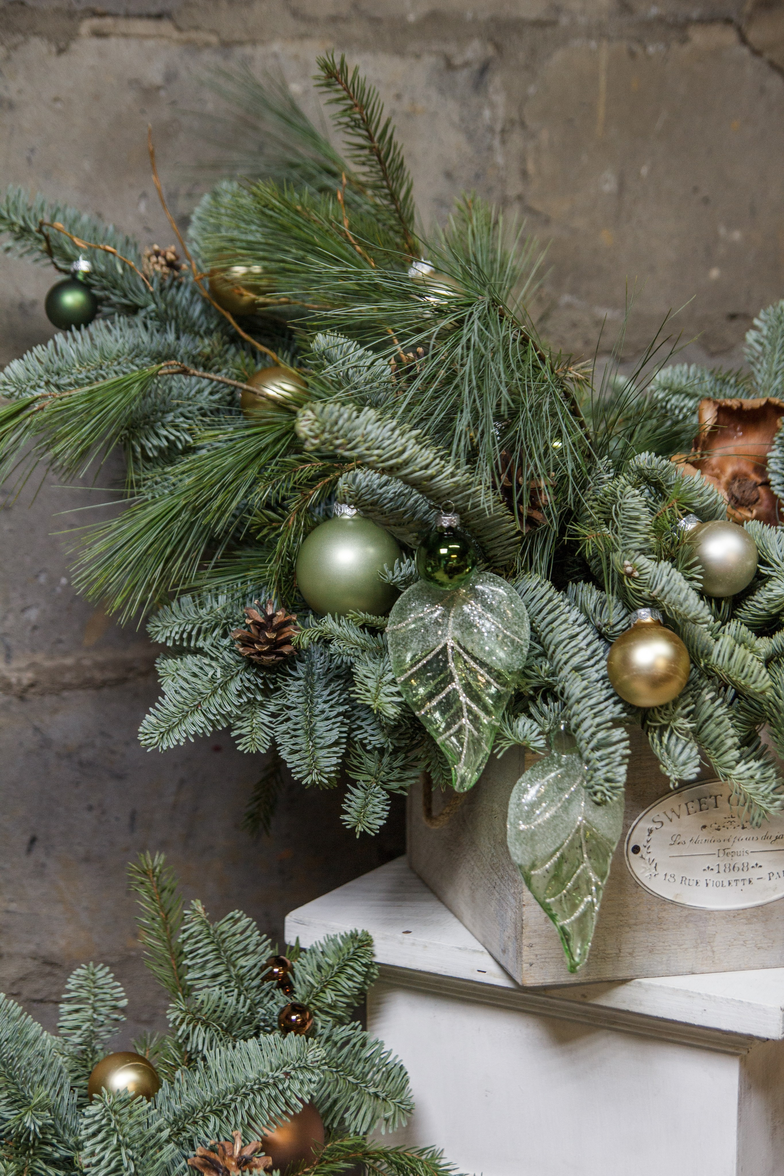 Новогодние композиции. Ксения Почтарь. Декоратор и флорист, город Владивосток