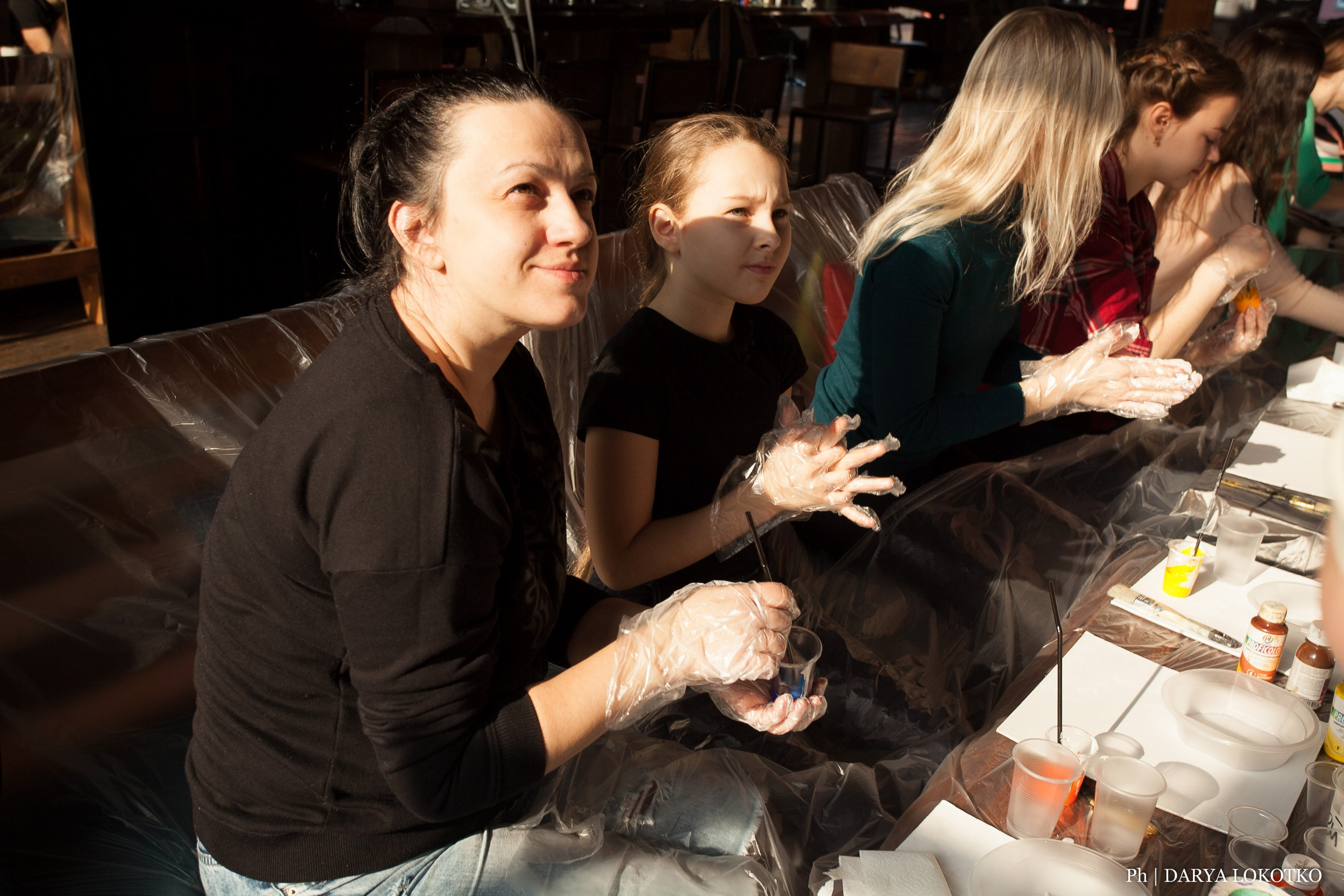 Мастер класс Fluid Art. Фотограф Дарья Локотко в Красноярске