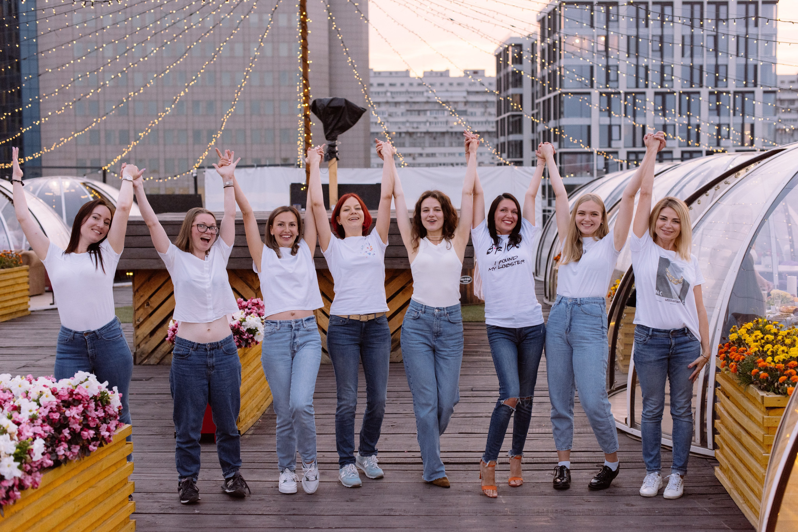 Девичник на крыше Loft. Свадебный фотограф в Москве Анна Полушина