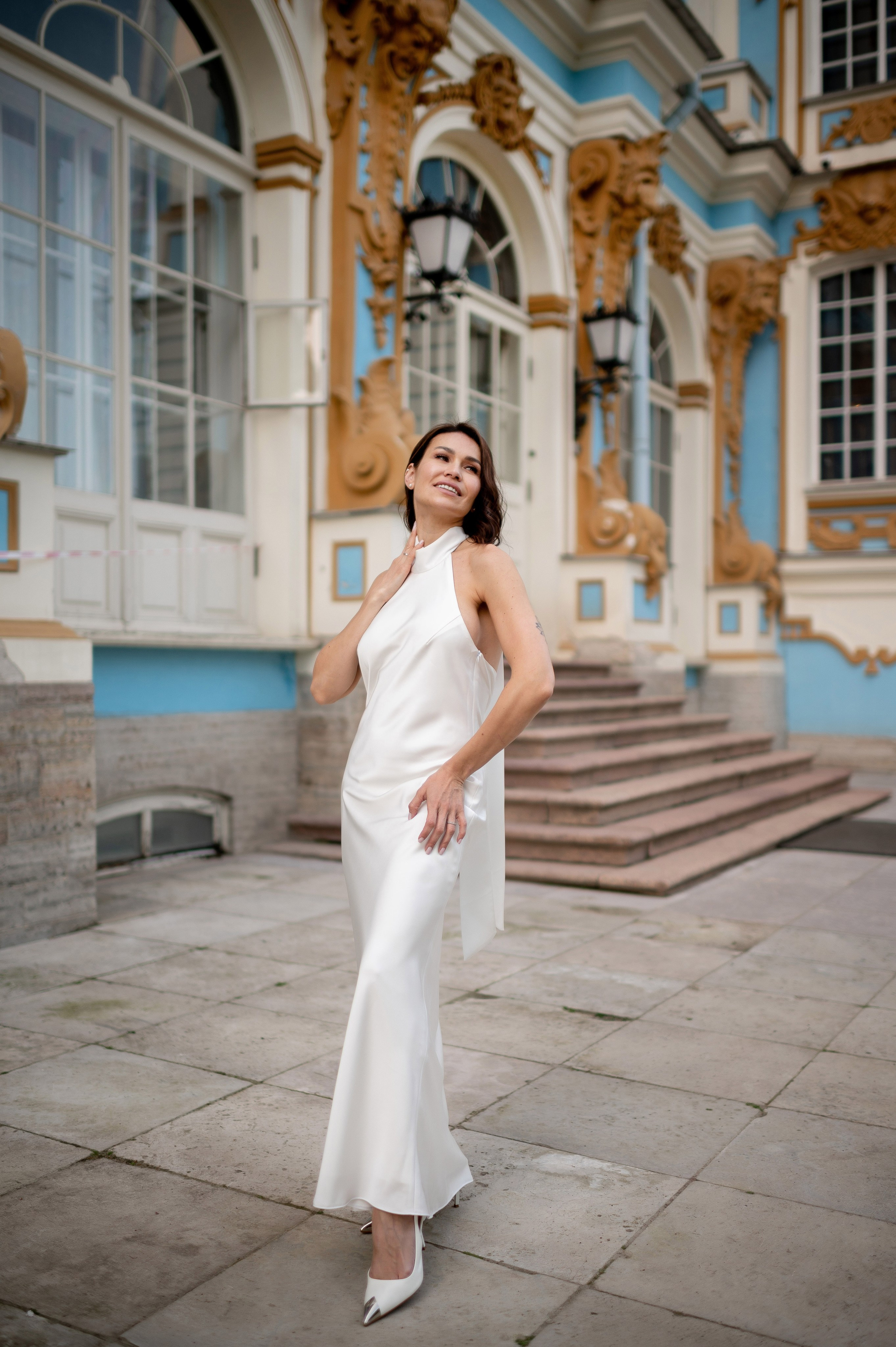 Алина и Алексей (прогулка на кабриолете, Академия Художеств, Екатерининский парк в Пушкине). Портретный, семейный и свадебный фотограф в Санкт-Петербурге и в Пушкине Ширяев Денис