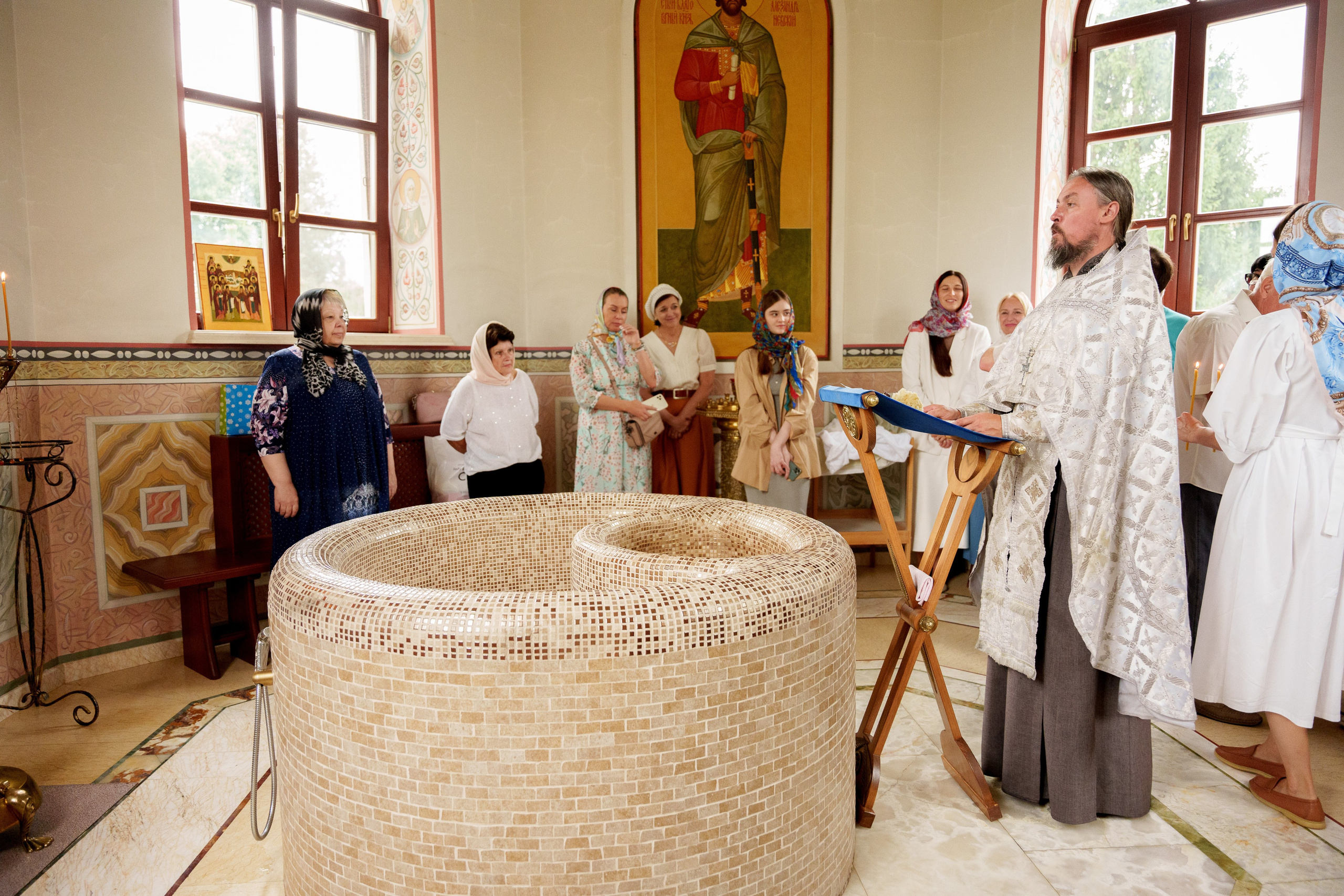Крещение Полины. Фотограф Юлия Попова