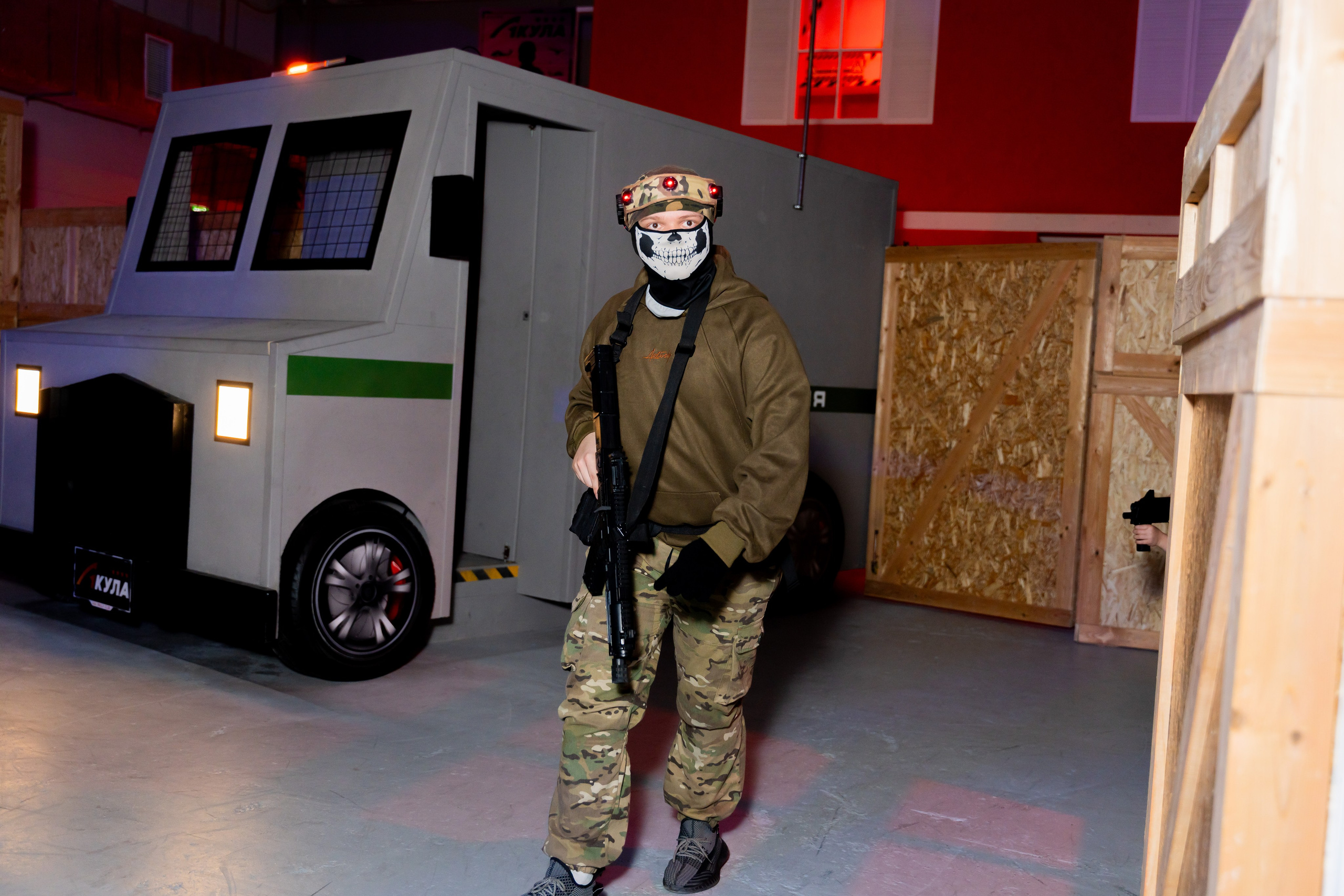 Лазертаг. Фотограф Юлия Попова