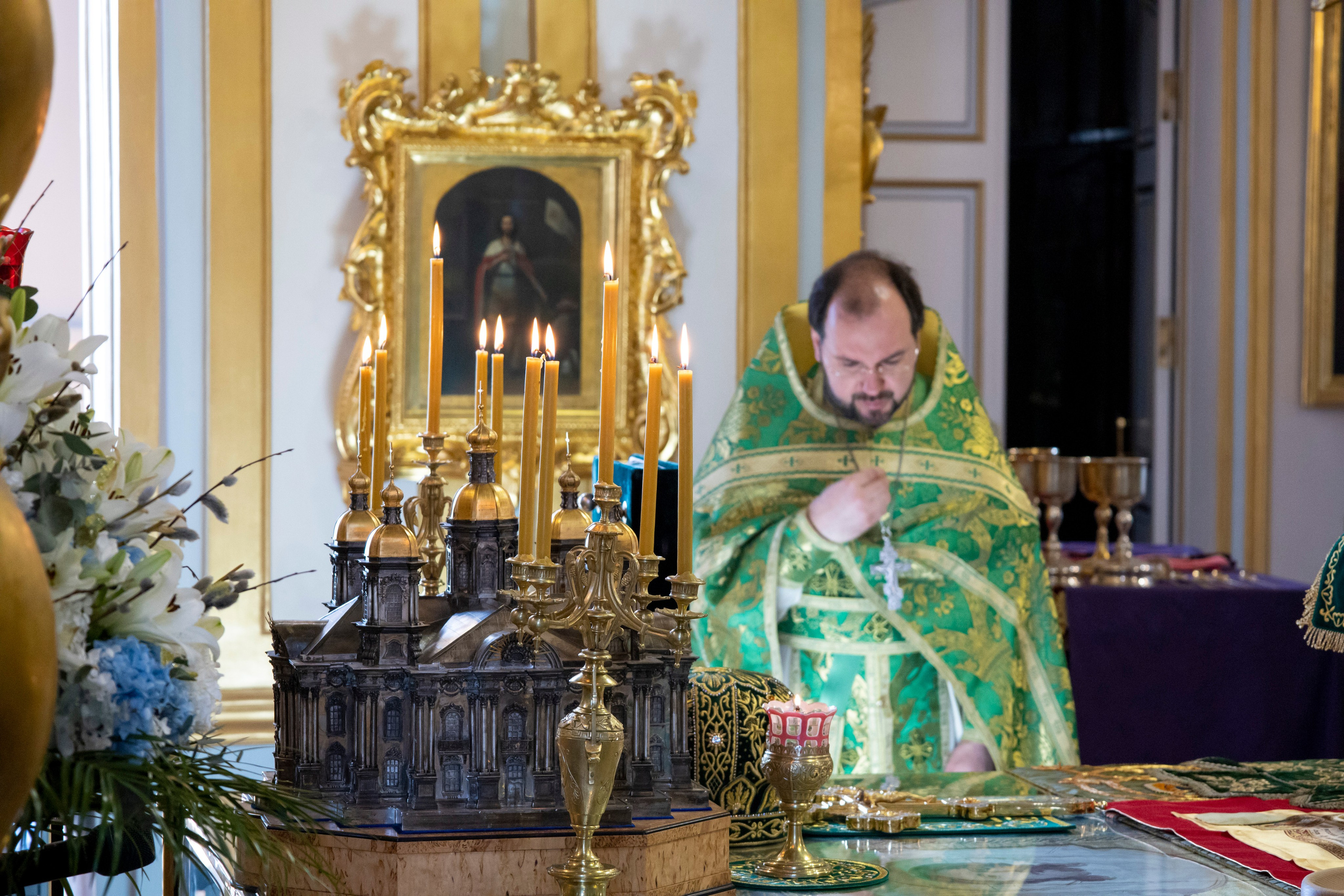 ВХОД ГОСПОДЕНЬ В ИЕРУСАЛИМ. НИКОЛО-БОГОЯВЛЕНСКИЙ МОРСКОЙ СОБОР
